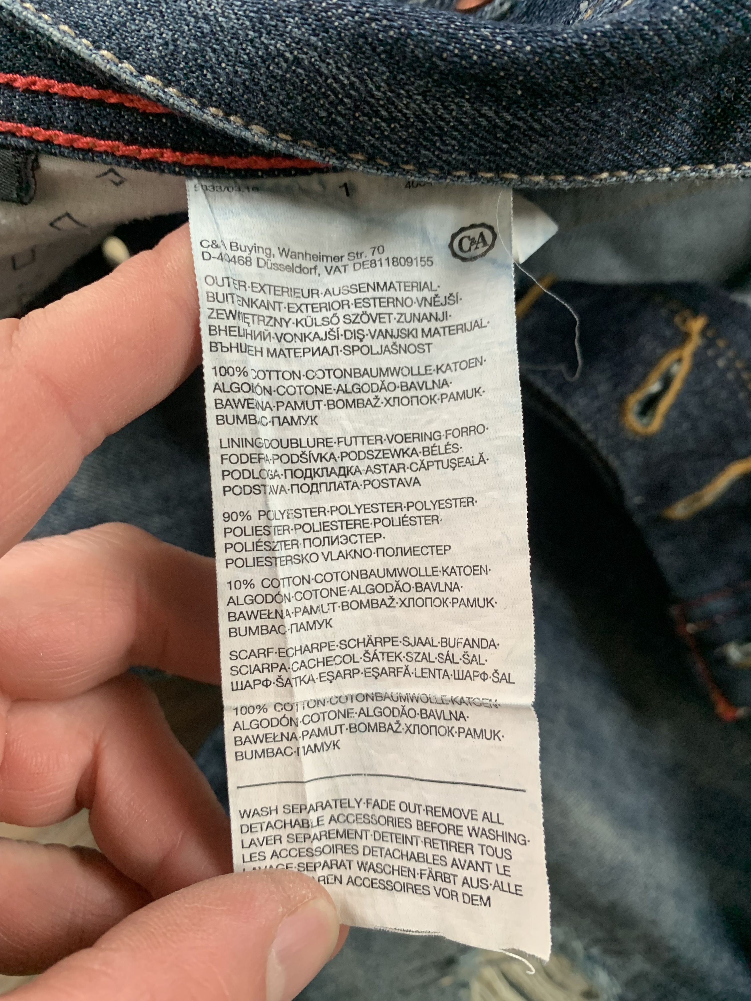 Other CKH Denimite Clockhouse Distressed Denim Shorts Size US 30 / EU 46 - 8 Thumbnail