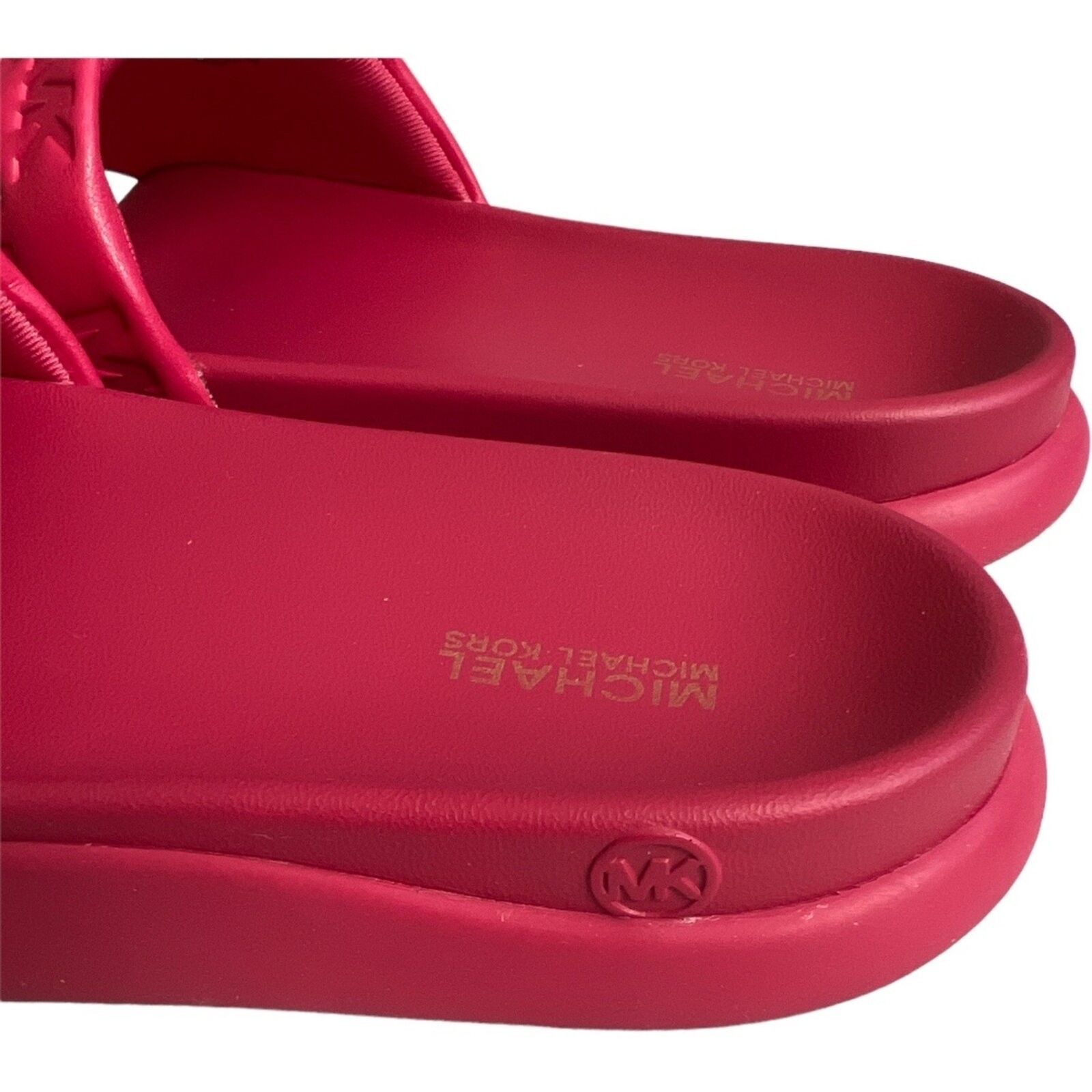 Michael Kors MICHAEL Michael Kors Finnie Slide Sandals Rubin Red, US7 Size US 7 / IT 37 - 8 Thumbnail