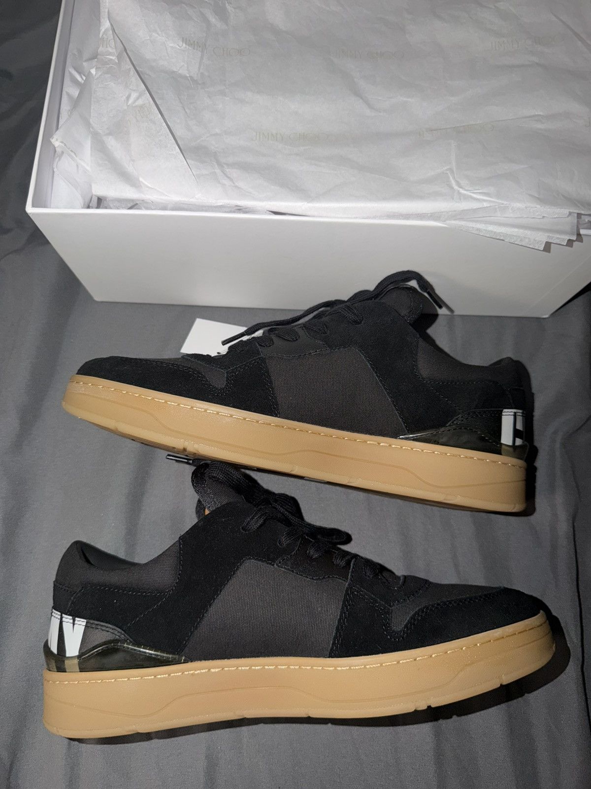 Jimmy Choo Jimmy Choo Florent Black and Honey Sneakers Size 8M Size US 8 / EU 41 - 2 Thumbnail