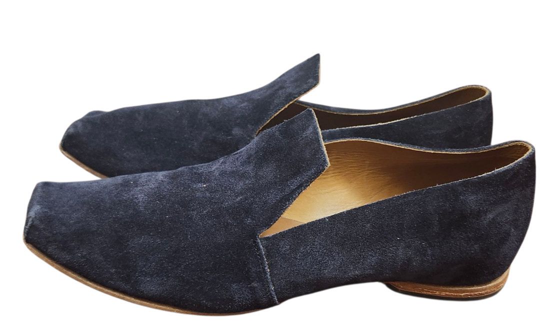 Other Cliff Dweller Suede Flats Navy Blue Minimalist Handmade 39 Size US 9 / IT 39 - 5 Thumbnail