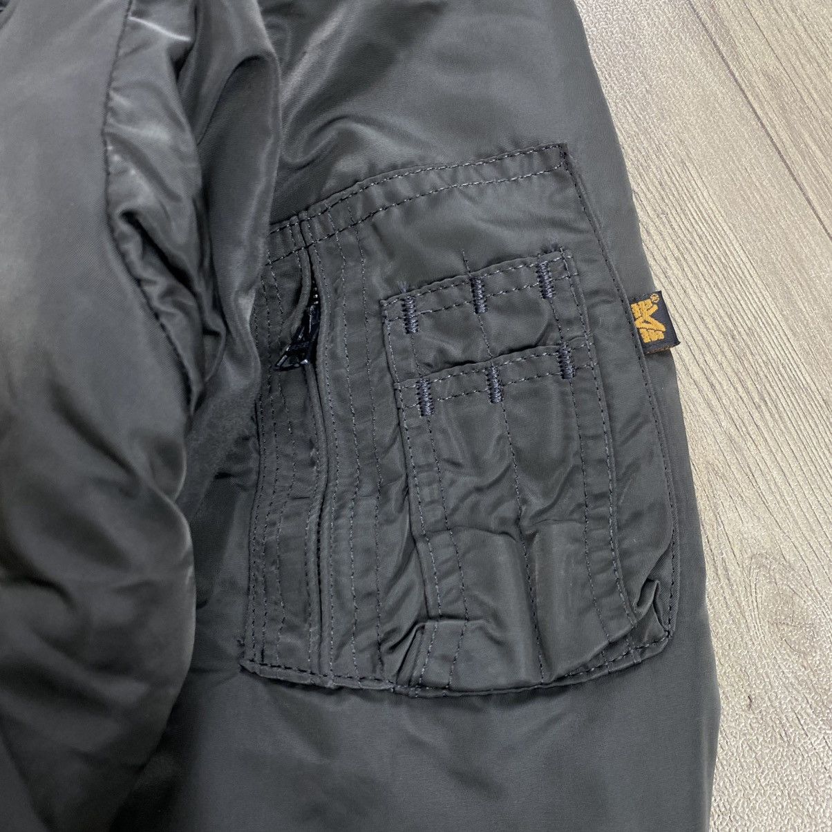 Alpha Industries 🇺🇸Vintage Alpha Industries CWU 45/P Army Flight Bomber Jacket Size US XL / EU 56 / 4 - 4 Thumbnail