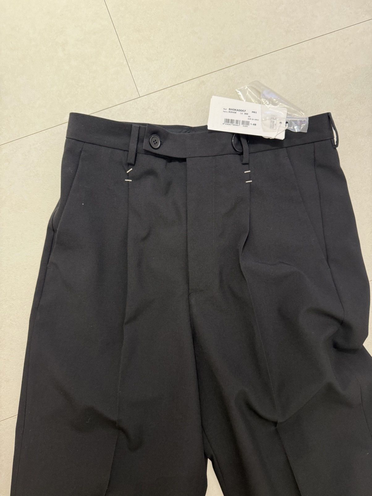 MM6 MM6 Stapled wool wide leg Trouser Size US 31 - 4 Thumbnail