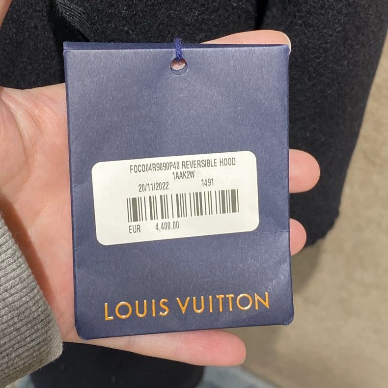 Louis Vuitton Louis Vuitton Black and grey big presbyopia double-faced c Size S / US 4 / IT 40 - 6 Thumbnail
