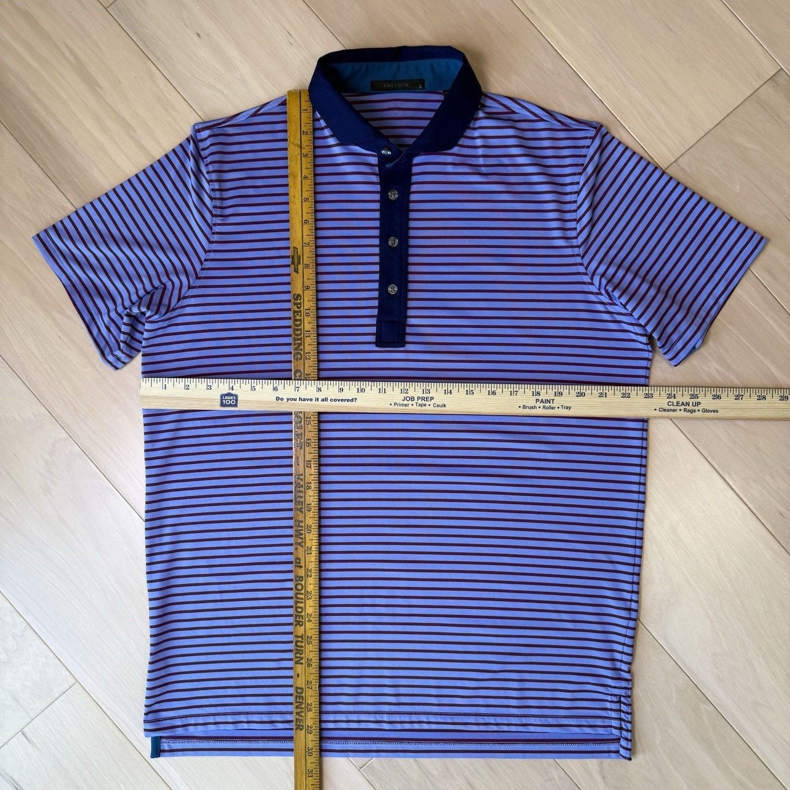 Other Greyson Golf Polo L Multicolor Striped Short Sleeve Summer Size US L / EU 52-54 / 3 - 2 Thumbnail