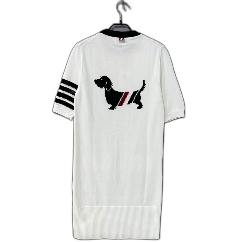 Thom Browne Thom Browne Stripe Dog Print Dress Size M / US 6-8 / IT 42-44 - 1 Thumbnail