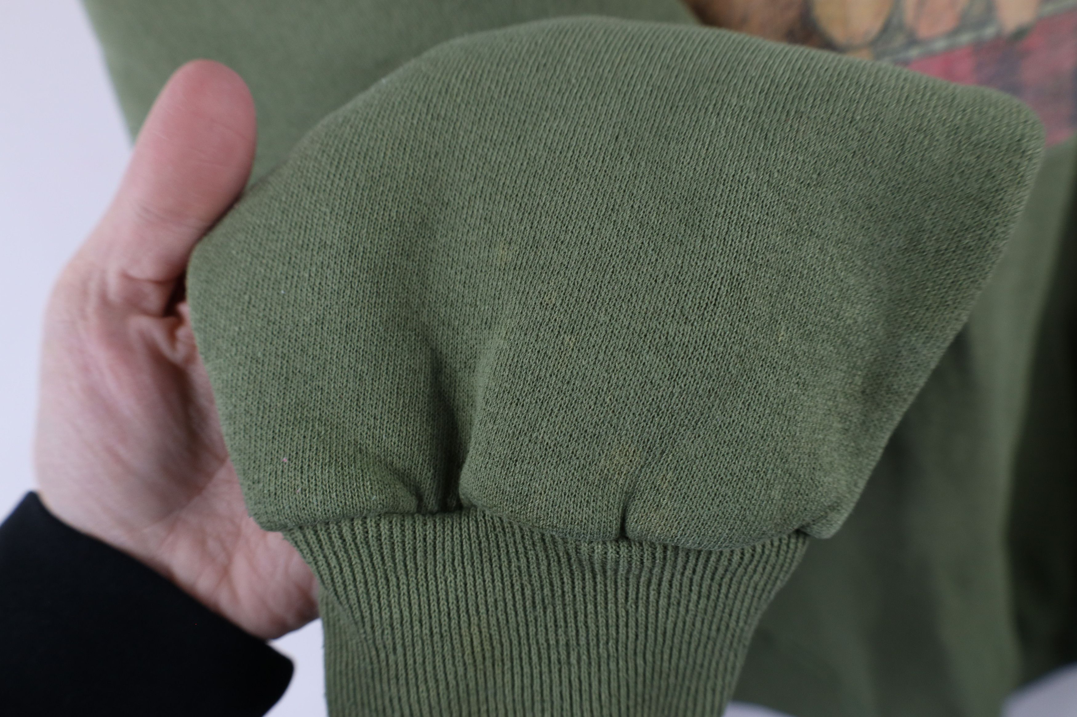 Vintage Vintage 90s Streetwear Nature Deer Cabin Woods Sweatshirt Size XXL / US 16-18 / IT 52-54 - 9 Thumbnail