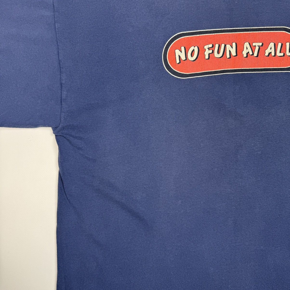 Vintage NO FUN ATTACK ALL RARE TEE VINTAGE T-SHIRT PUNK ROCK BAND Size US XL / EU 56 / 4 - 9 Thumbnail