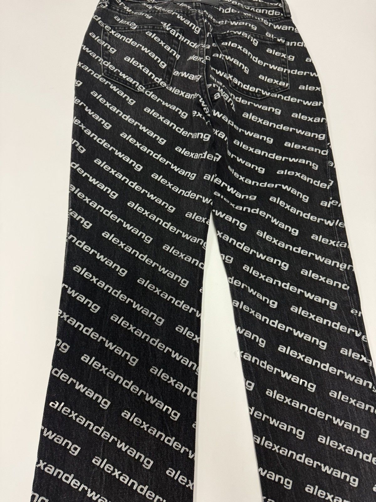 Alexander Wang Alexander Wang Falling Back Logo Women’s Denim Size 24" / US 00 / IT 34 - 9 Thumbnail