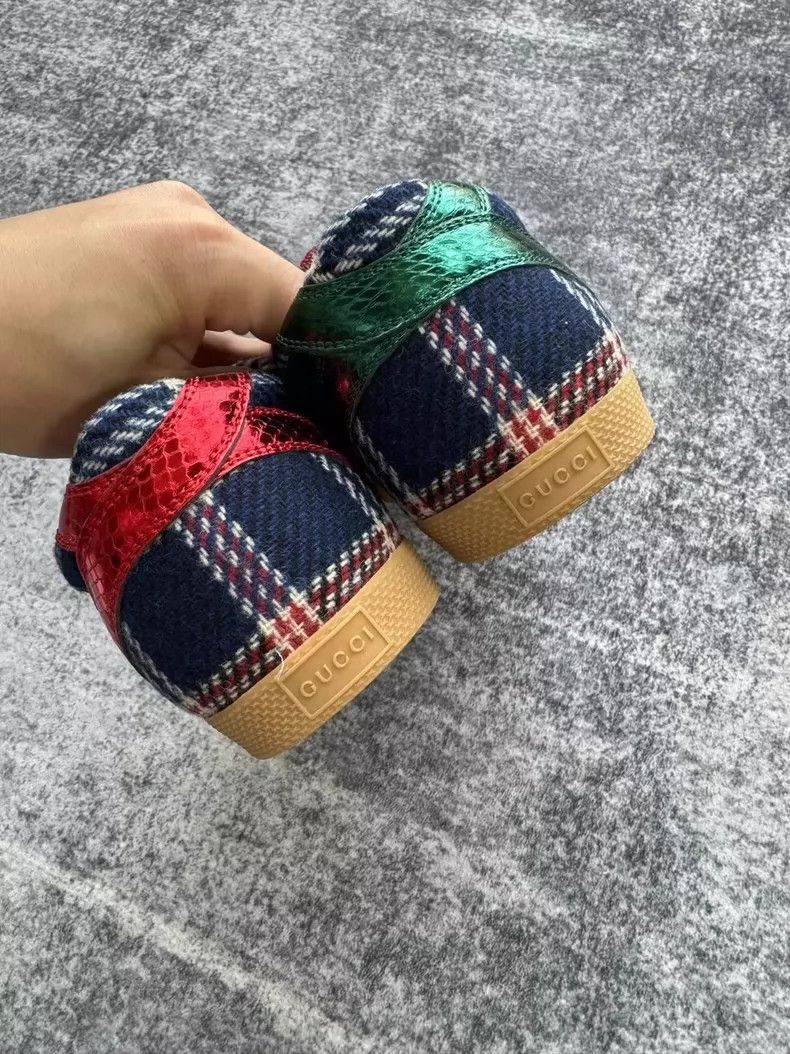 Gucci Gucci Plaid Casual Shoes with Gold Buckles-2505 Size US 8.5 / EU 41-42 - 5 Thumbnail