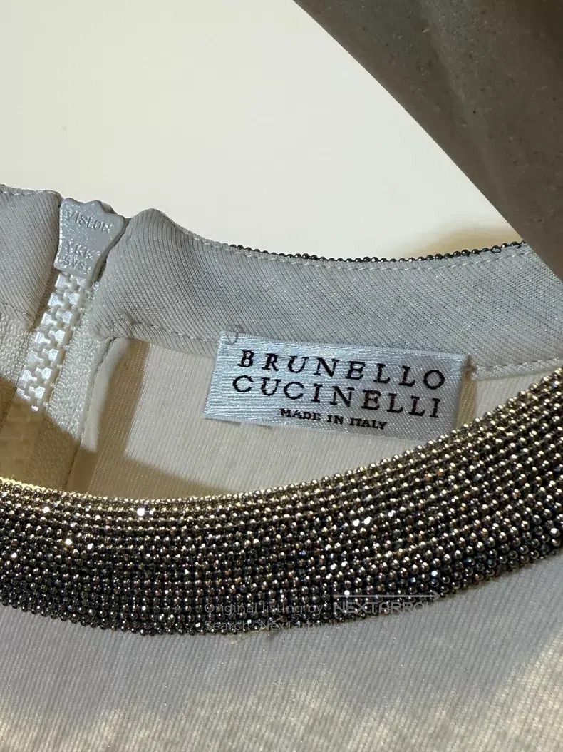 Brunello Cucinelli Brunello Cucinelli Dress Size L / US 10 / IT 46 - 2 Thumbnail