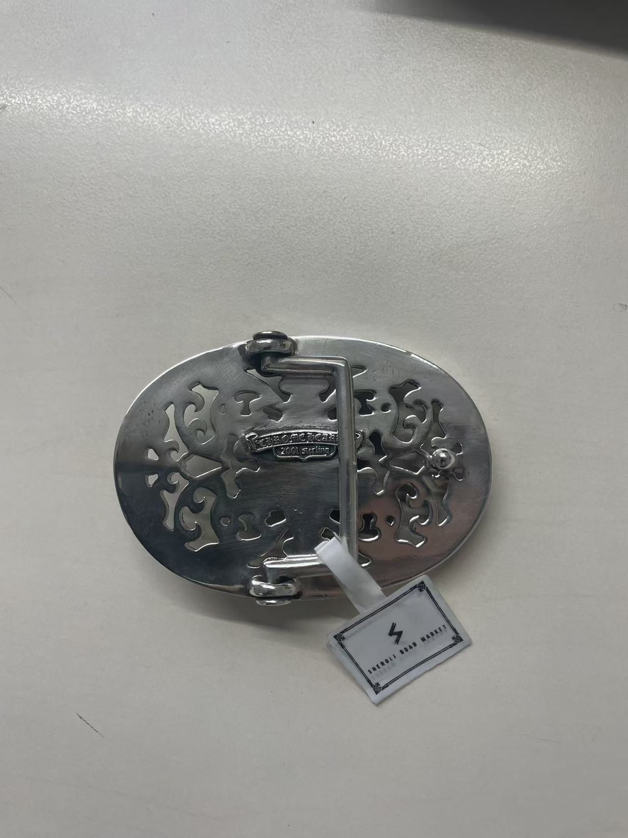 Chrome Hearts Chrome Hearts Silver Small Oval Star Belt Buckle Size ONE SIZE - 9 Thumbnail