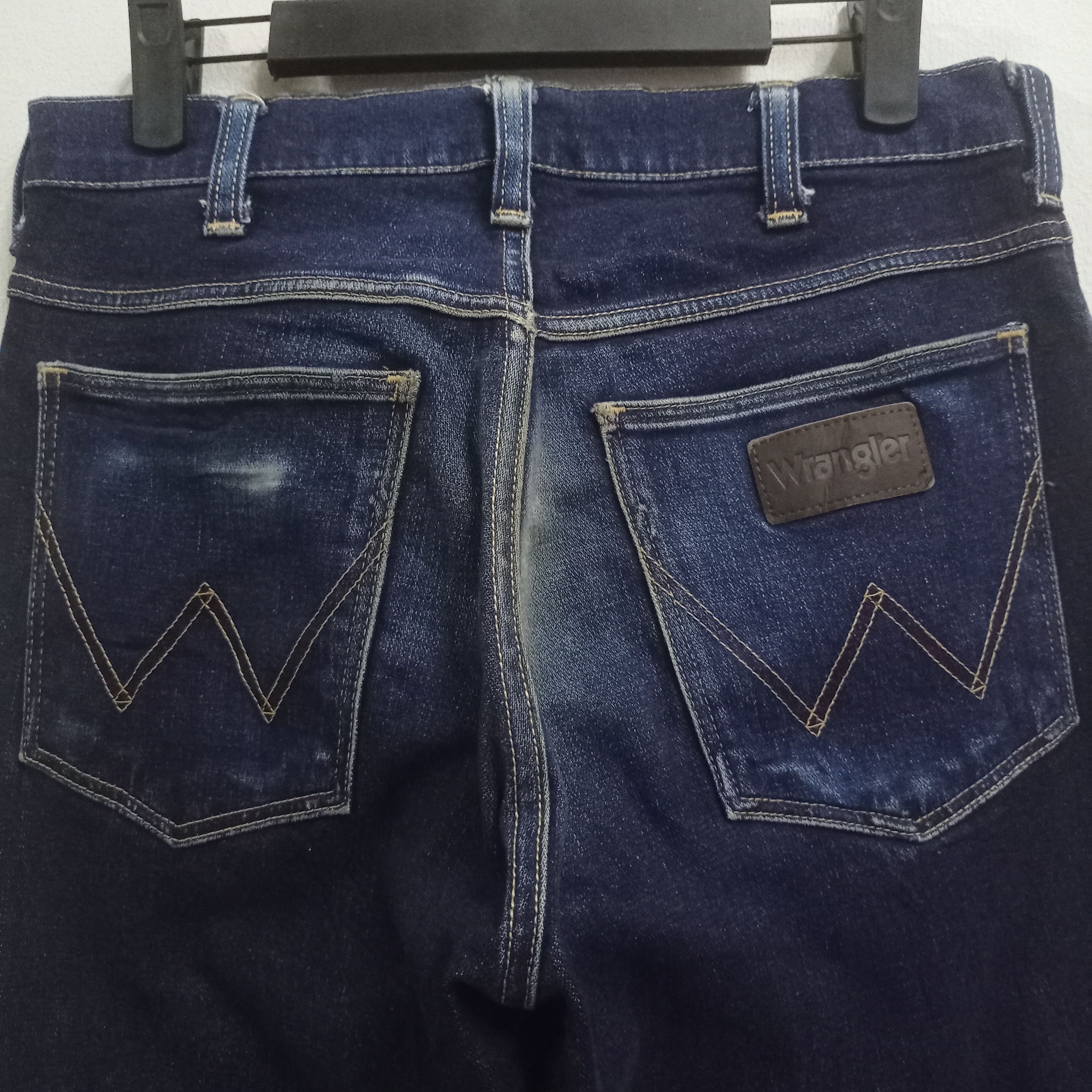 Wrangler Vintage Wrangler Blue Wash Raw Denim Tapered Style Jeans Size US 30 / EU 46 - 6 Thumbnail
