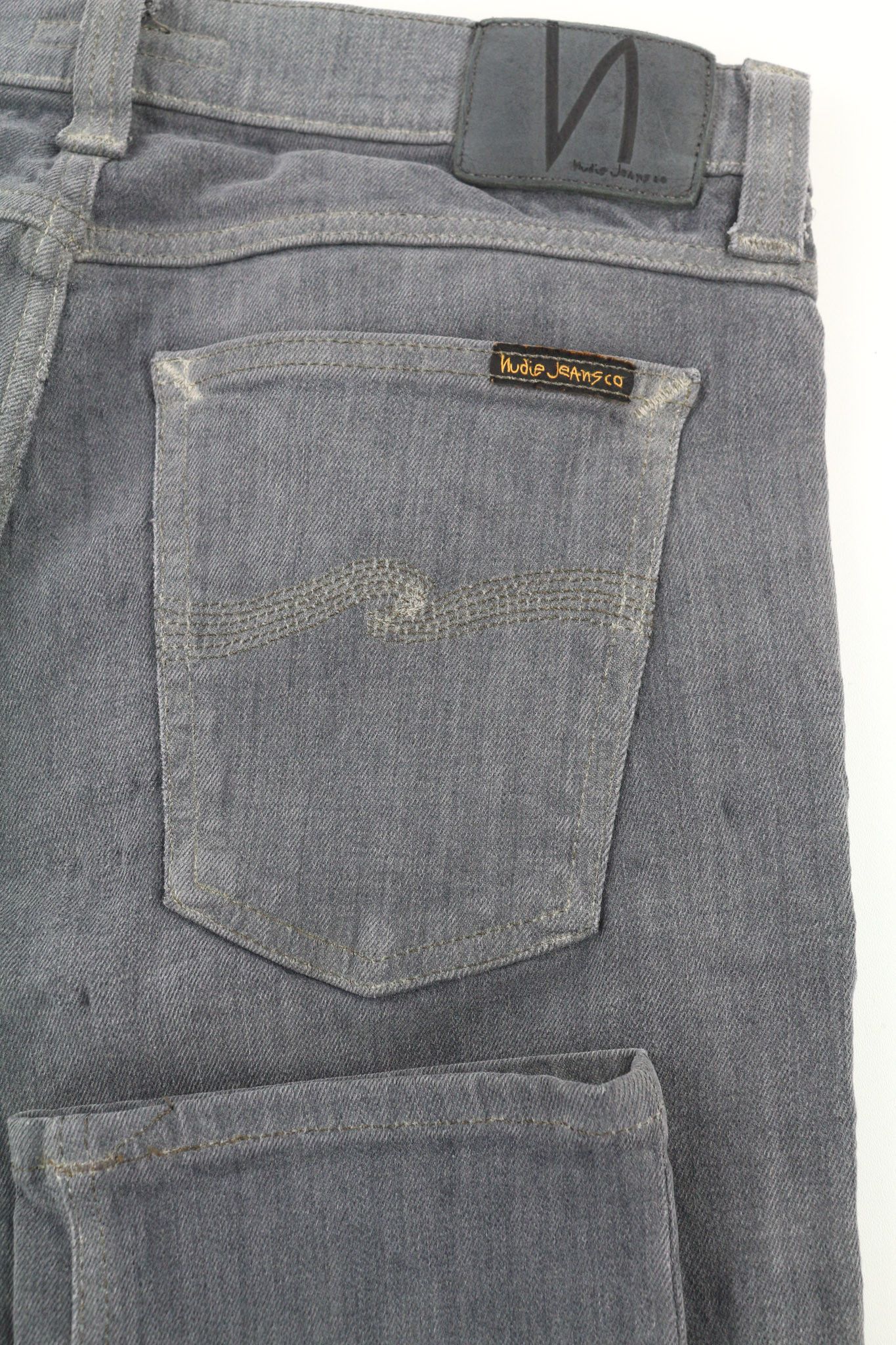 Nudie Jeans TIGHT LONG JOHN W30/L34 Organic Charcoal Jeans 80698 Size US 30 / EU 46 - 5 Thumbnail