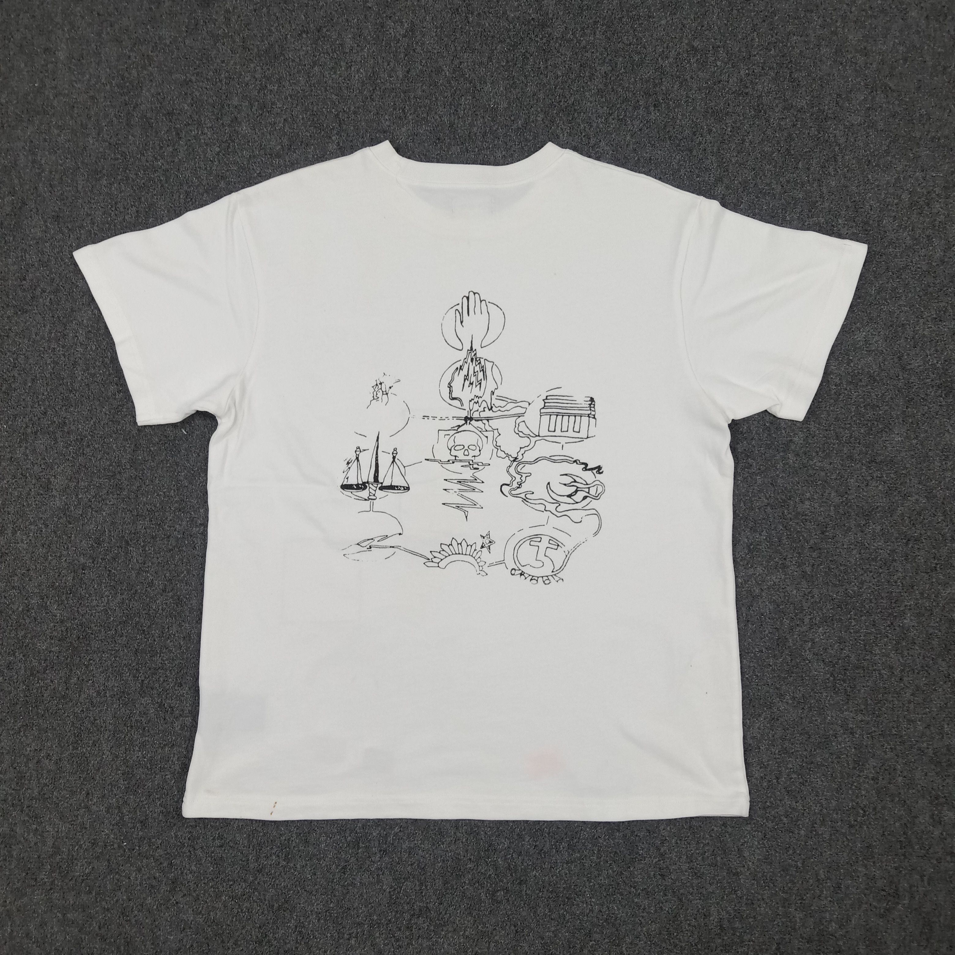 Vintage Patches Art Design Raf Simons Tshirt Size US L / EU 52-54 / 3 - 5 Thumbnail