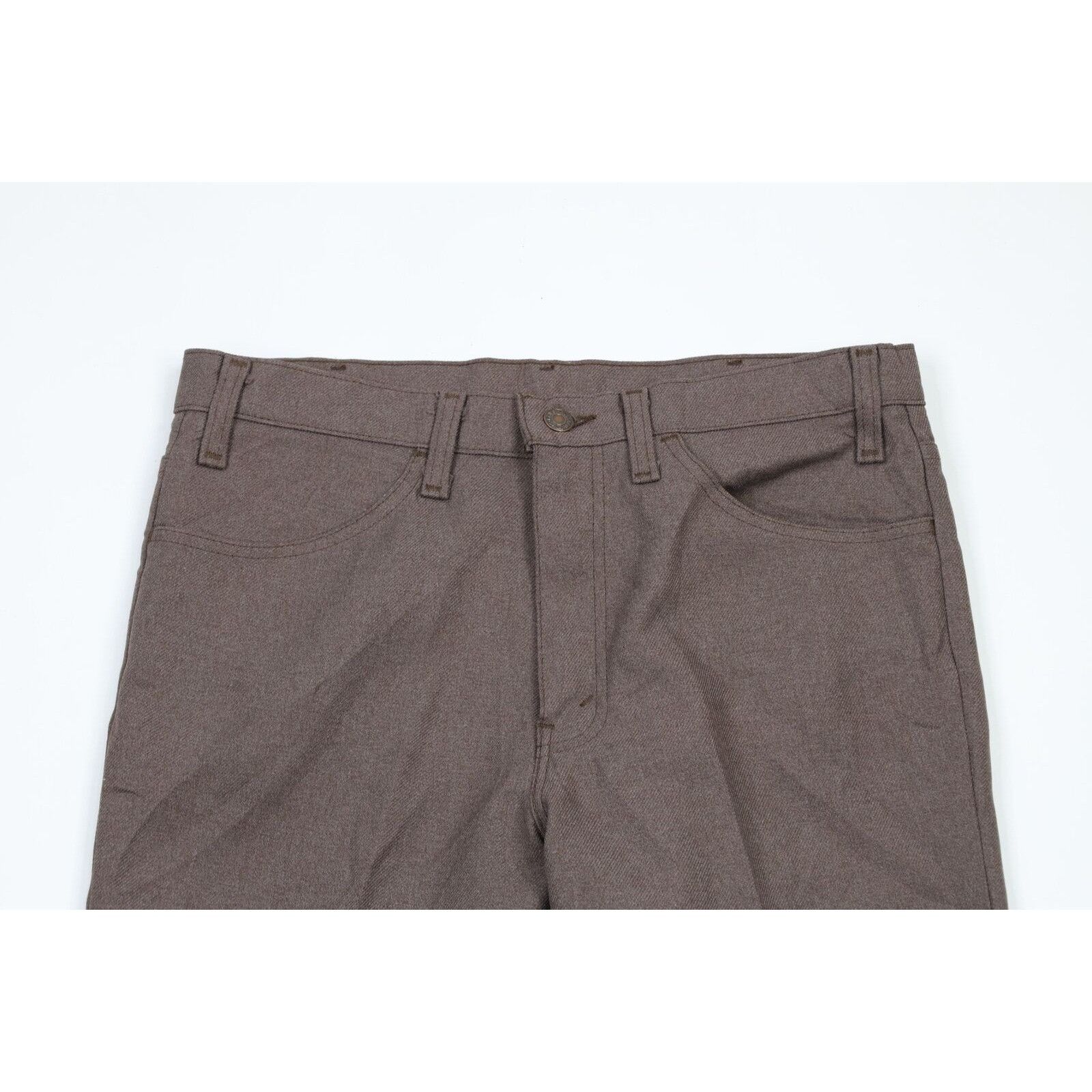 Levi's × Vintage Vintage 90s Levis Wide Leg Knit Chino Pants 33x30 Size US 33 - 2 Thumbnail