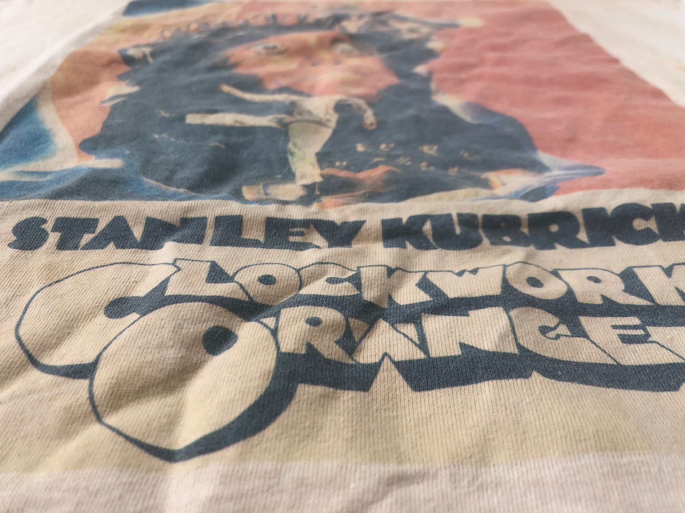 Vintage Vtg 90s CLOCKWORK ORANGE STANLEY KUBRICKS Movie T-Shirt Size US M / EU 48-50 / 2 - 4 Thumbnail