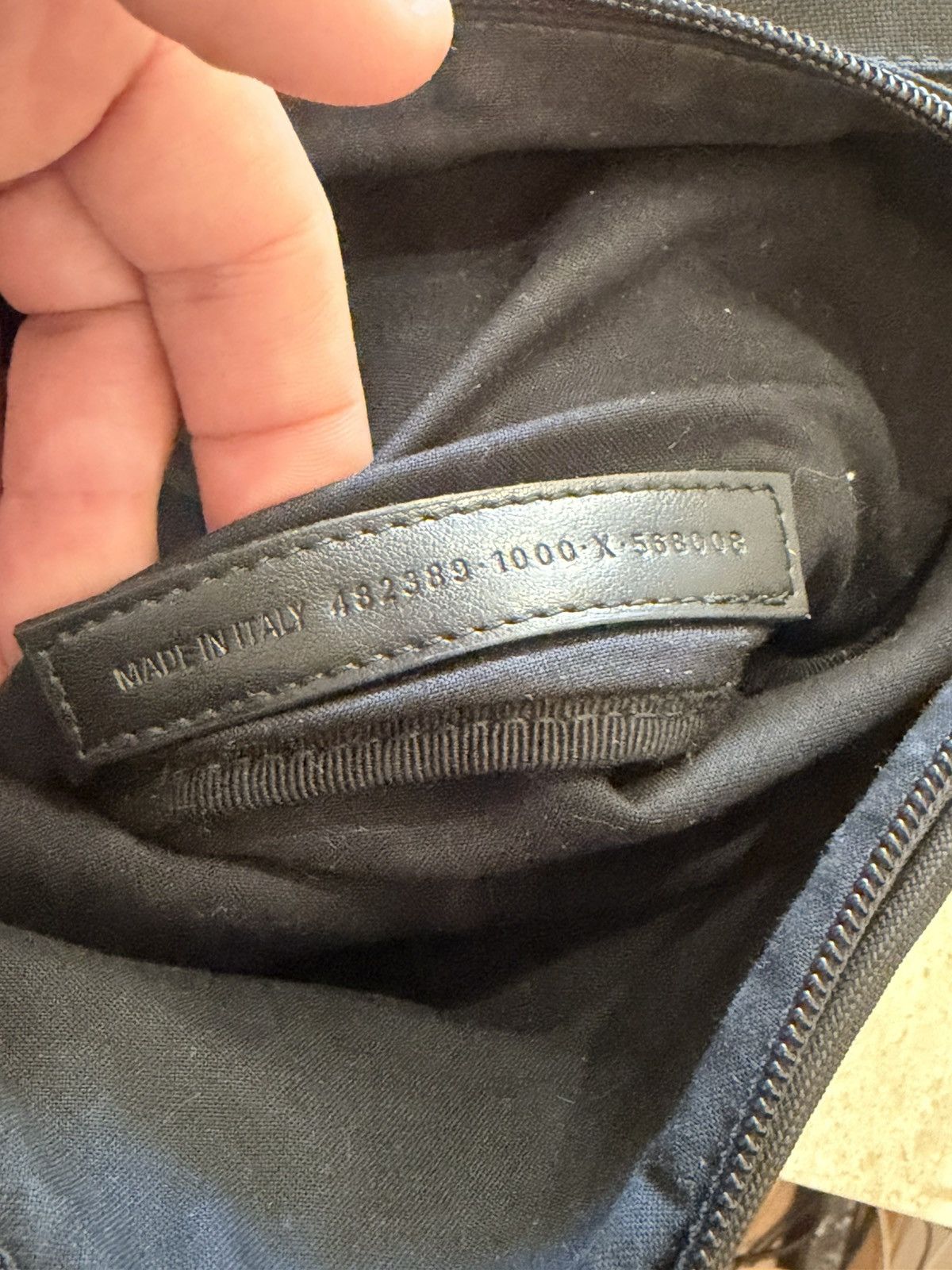 Balenciaga BALENCIAGA BLACK NYLON CRYSTAL EIFFEL TOWER FANNY PACK Size ONE SIZE - 10 Thumbnail