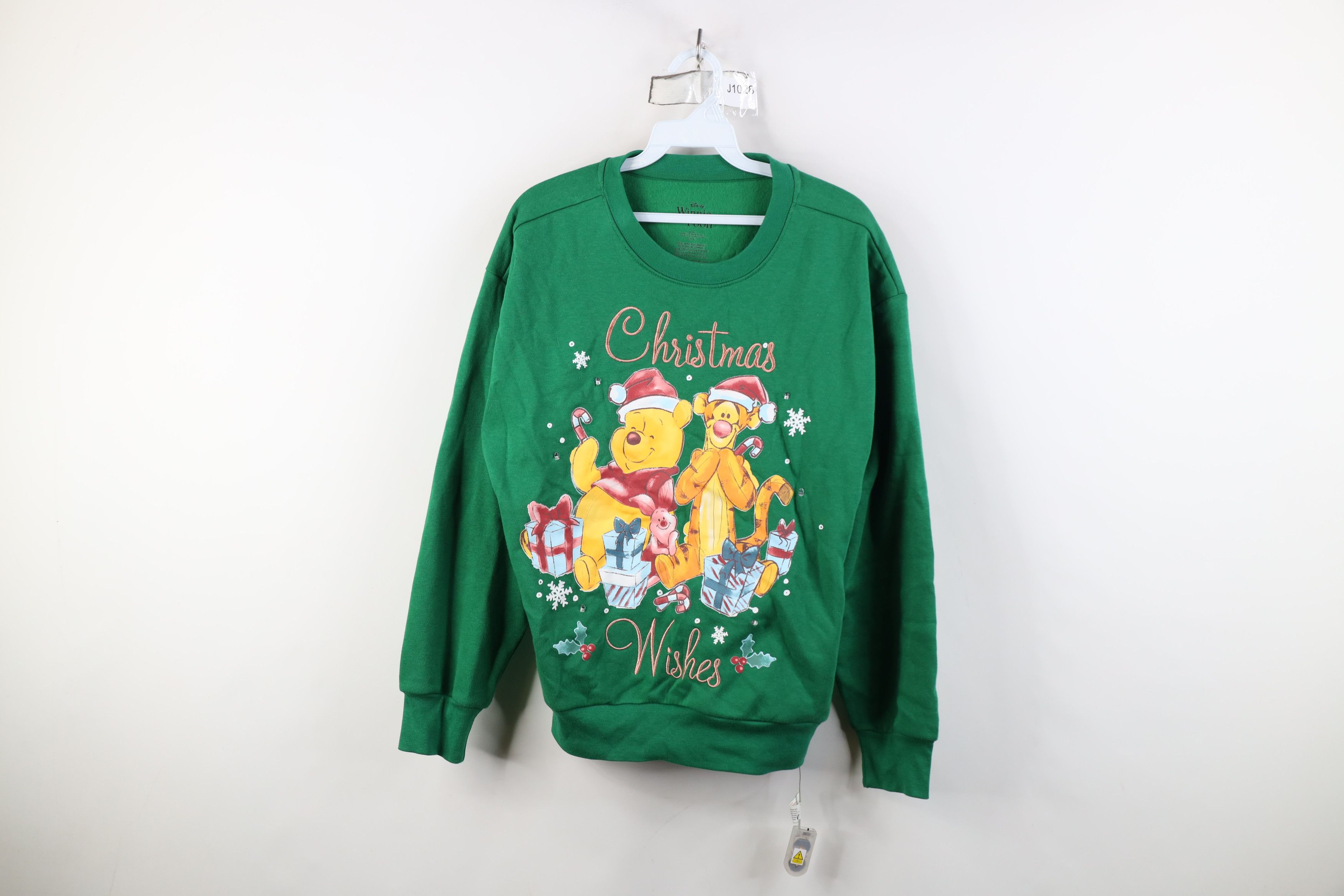 Disney Y2K Disney Christmas Winnie the Pooh Crewneck Sweatshirt Size S / US 4 / IT 40 - 1 Thumbnail
