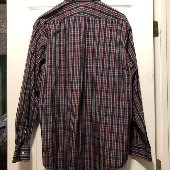 Lands' End Lands'end men's cotton casual shirt size: XXL( 18-18 1/2) Size US XXL / EU 58 / 5 - 4 Thumbnail