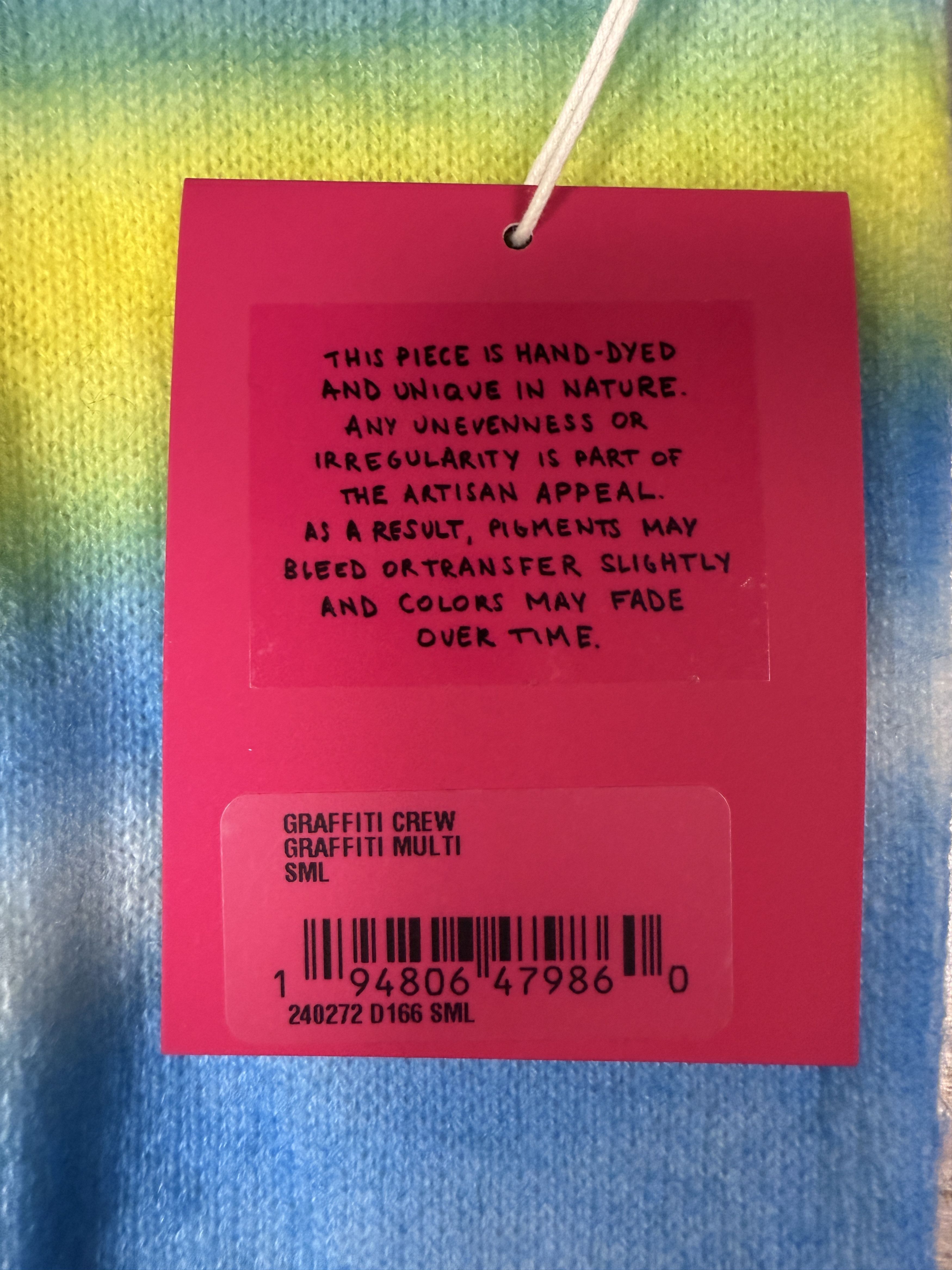 The Elder Statesman $2295 The Elder Statesman Graffiti Crewneck Sweater Size US S / EU 44-46 / 1 - 9 Thumbnail