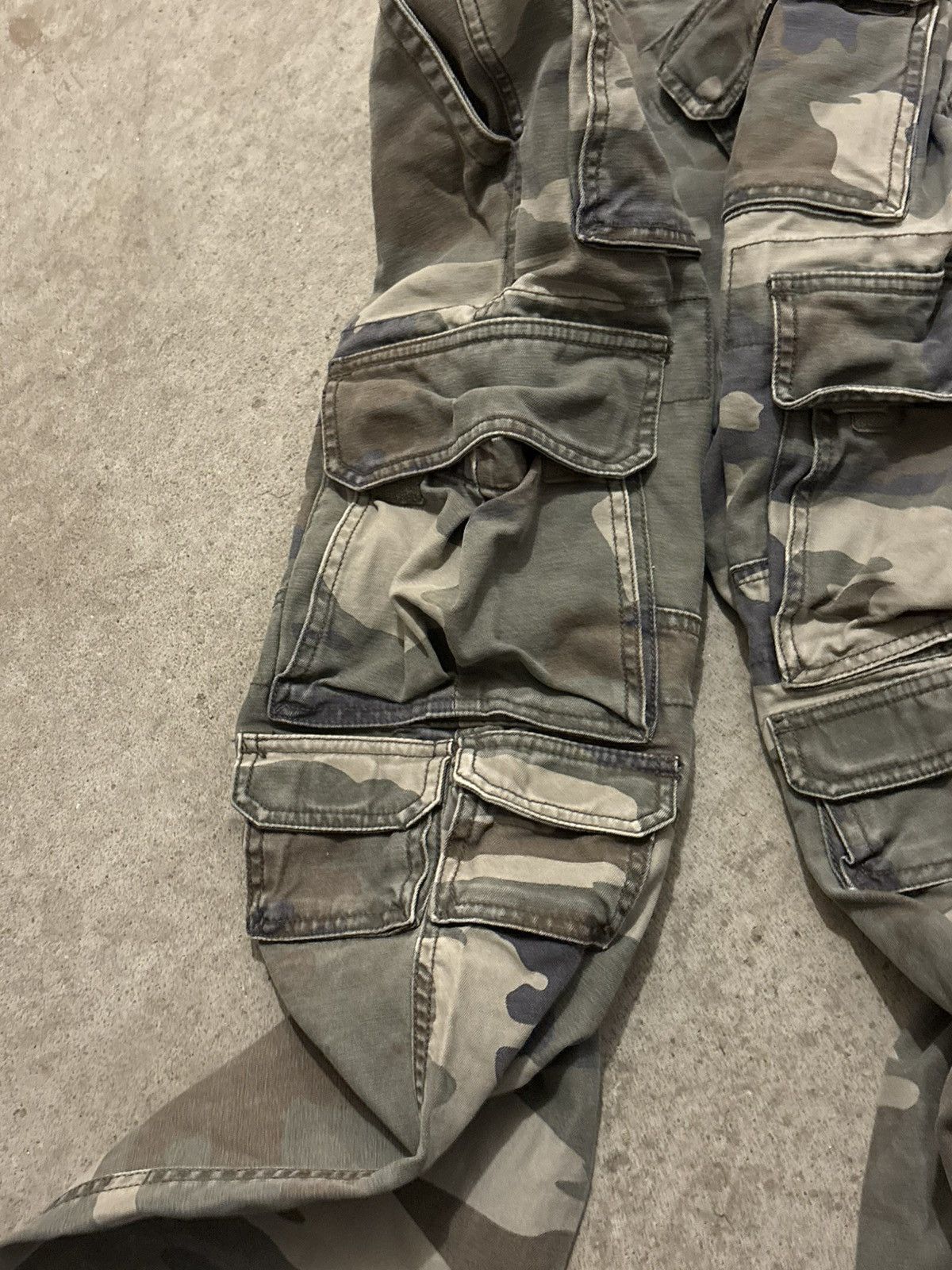Redhead Vintage Y2K RedHead Men's Green Camo Denim Cargo Pants Size US 32 / EU 48 - 10 Thumbnail