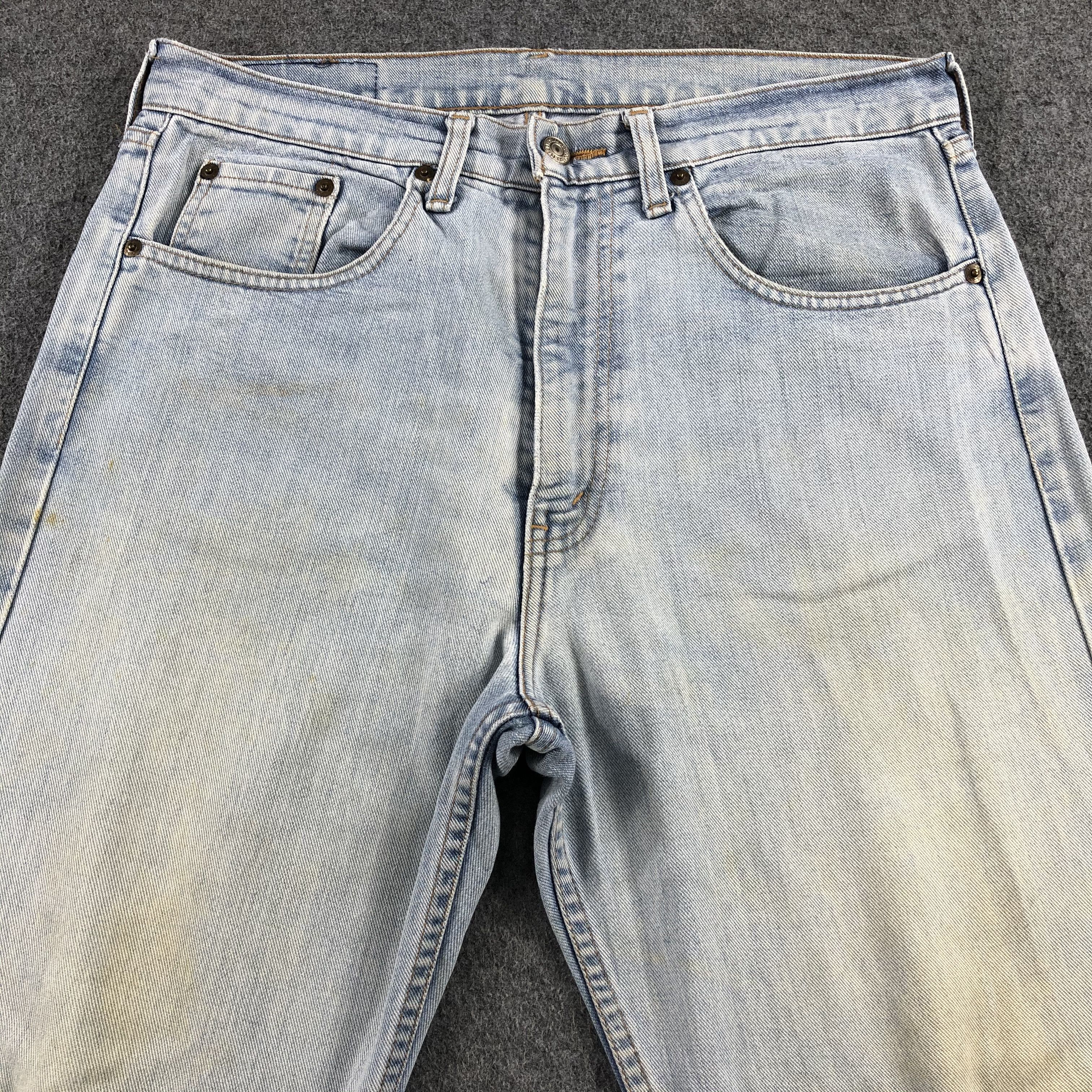 Levi's 90s Vintage Light Wash Levis 512 Jeans-J1740 Size US 32 / EU 48 - 3 Thumbnail