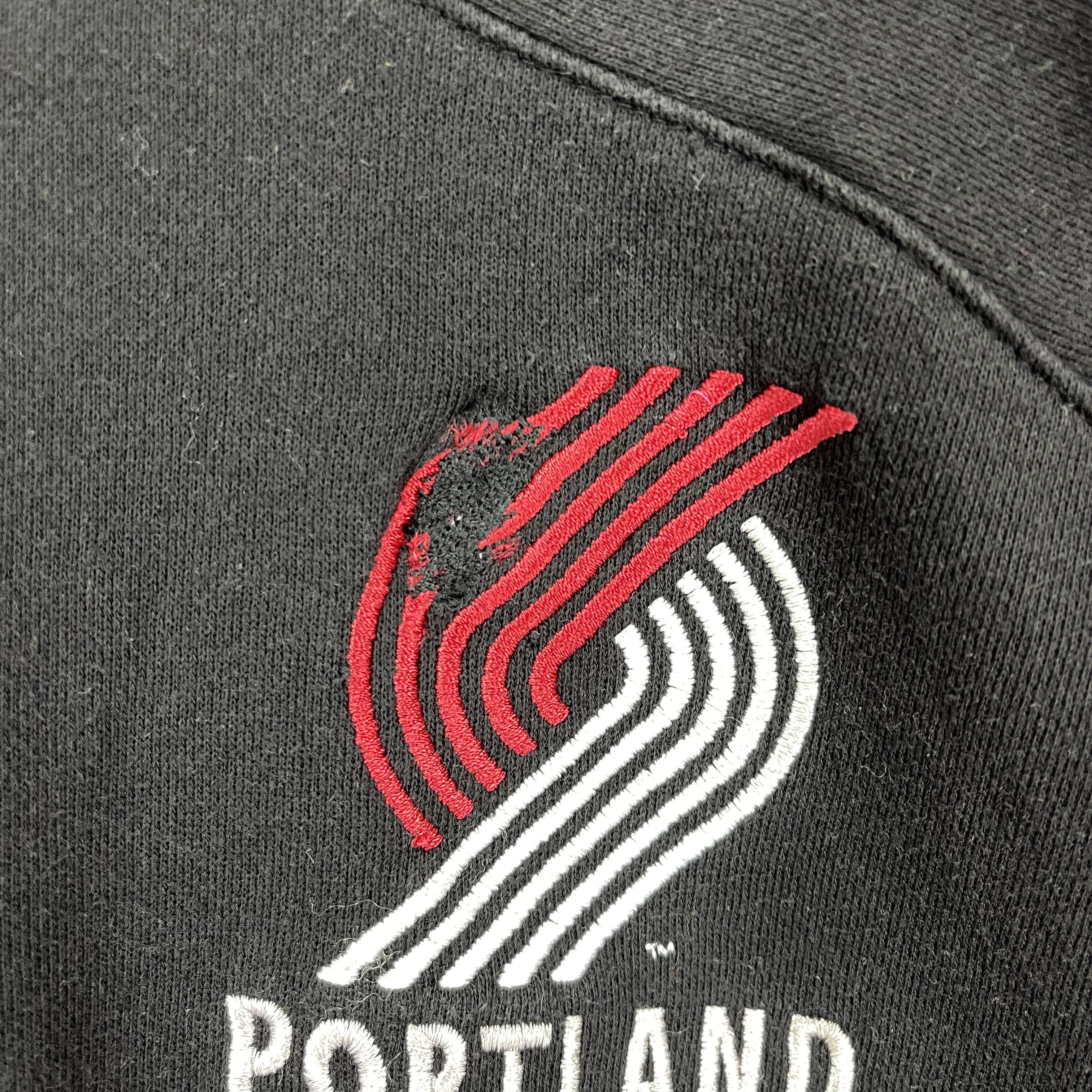Vintage 90s Vintage PORTLAND BLAZERS Zipper Sweatshirt #1703/06 Size US L / EU 52-54 / 3 - 4 Thumbnail
