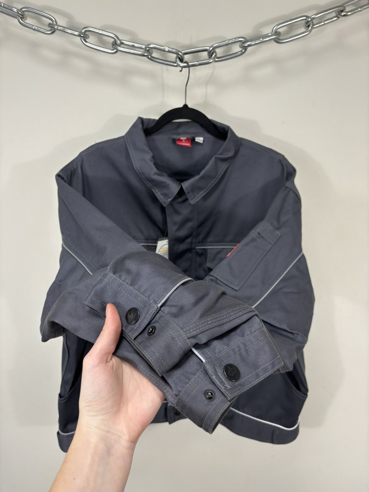 Other Engelbert Strauss Men’s NWT Gray Utility Workwear Jacket Size US L / EU 52-54 / 3 - 12 Thumbnail