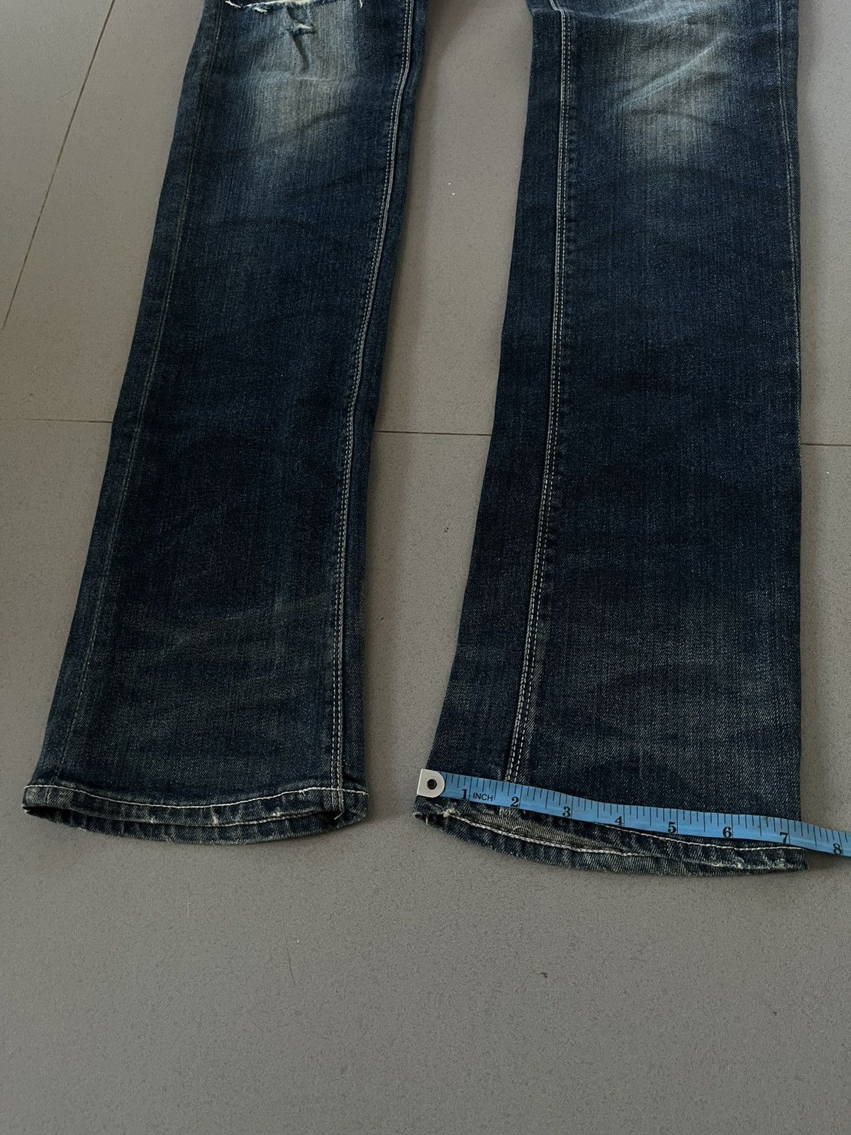 GOSTAR DE FUGA FUGA JAPANESE 00’s VINTAGE DENIM DISTRESSED PANTS JEANS VKEI Size US 30 / EU 46 - 17 Thumbnail