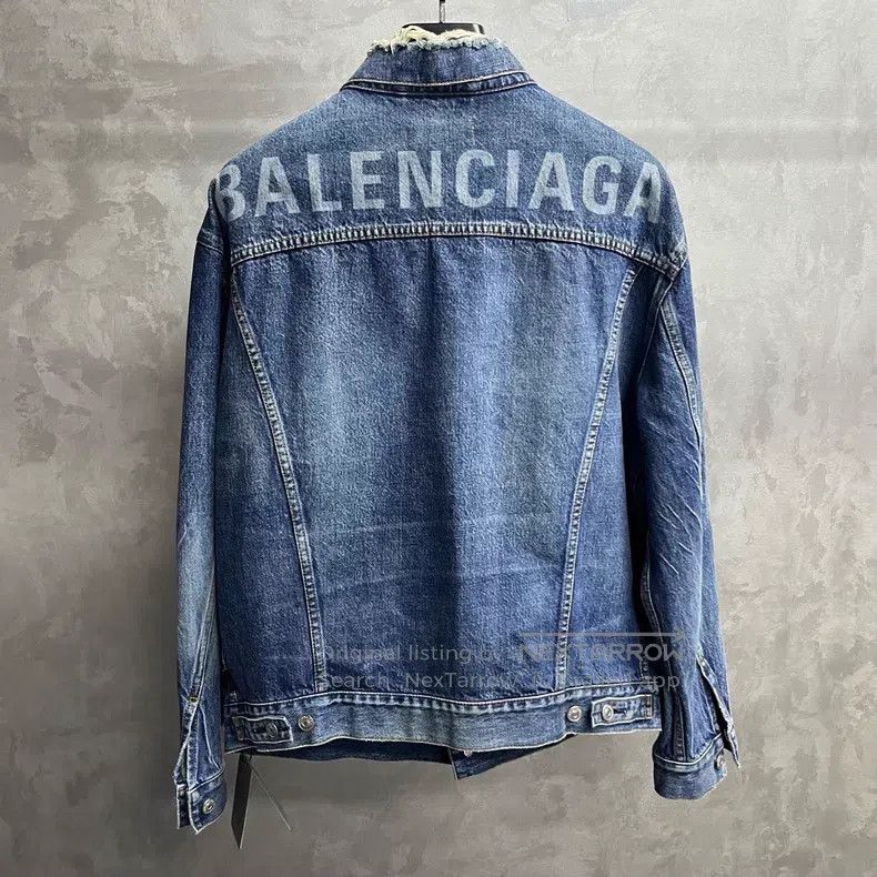 Balenciaga Balenciaga Blue Casual Denim Jacket Size US L / EU 52-54 / 3 - 5 Thumbnail