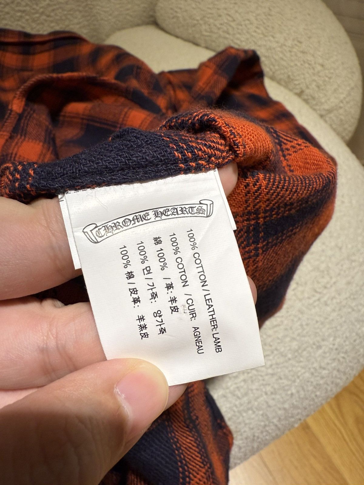 Chrome Hearts Chrome hearts flanel button (Virgil Ablob) Size US M / EU 48-50 / 2 - 10 Thumbnail