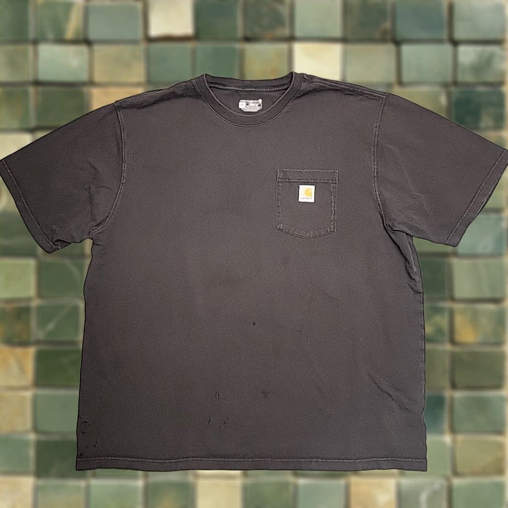 Carhartt Carhartt Shirt Mens 2XL Black Loose Fit Short Sleeve Crewneck Pocket Tee K87 Size US XXL / EU 58 / 5 - 1 Thumbnail