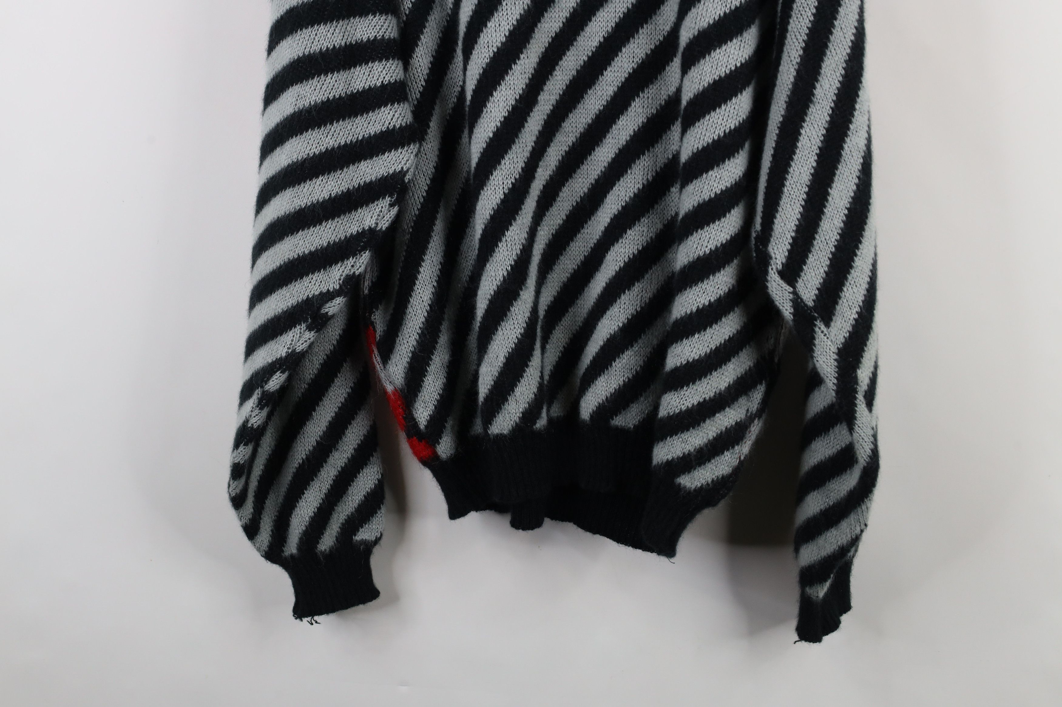 Vintage Vintage 90s Streetwear Wool Blend Knit Crewneck Sweater Size US L / EU 52-54 / 3 - 12 Thumbnail
