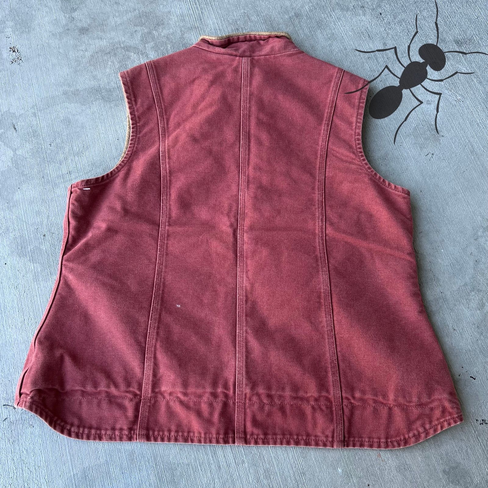 Carhartt × Vintage Carhartt WOMENS pink WV001 VRS work wear vest Size US S / EU 44-46 / 1 - 5 Thumbnail