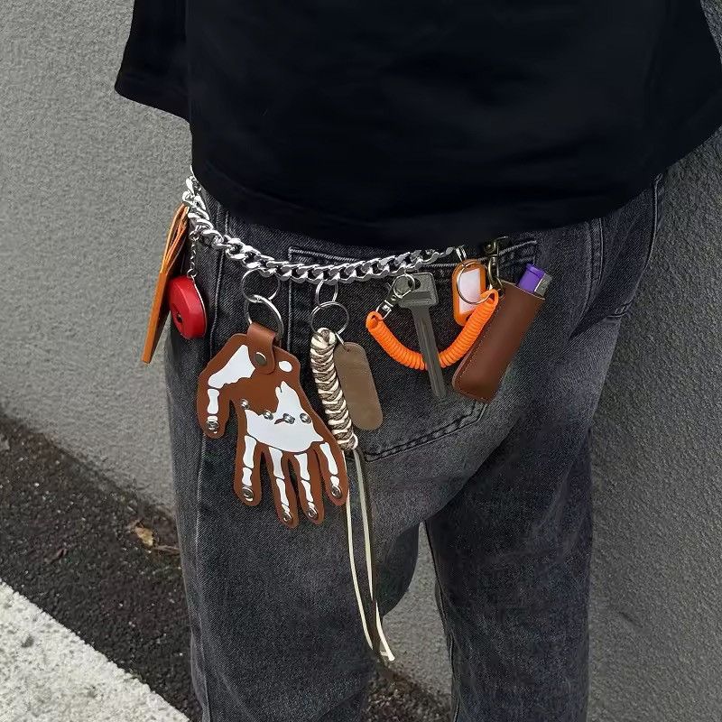 Other Outdoor Punk Skeleton Design Keychain Pants Chain Size ONE SIZE - 1 Thumbnail
