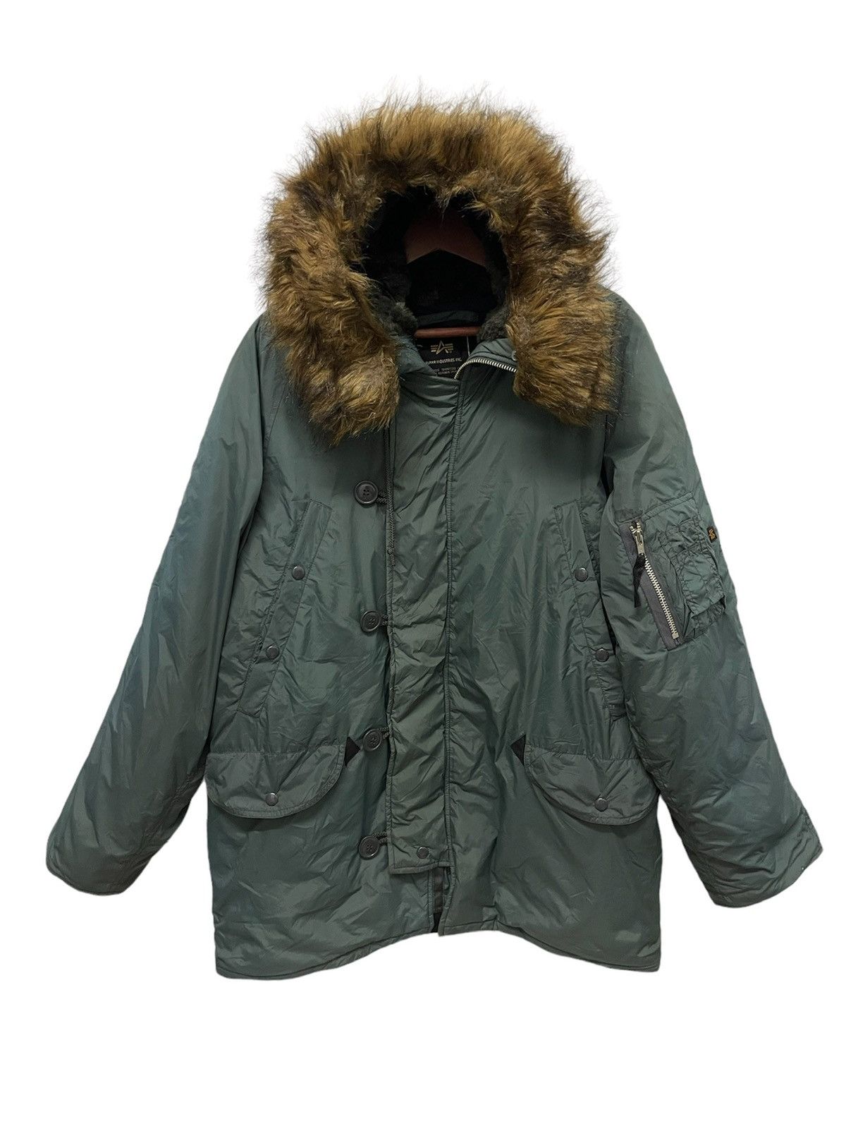 Alpha Industries VINTAGE Alpha Industries PARKAS FUR HOODIES Size US M / EU 48-50 / 2 - 1 Thumbnail
