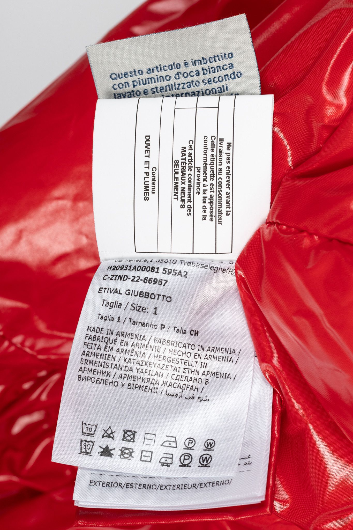 Moncler Moncler Etival Red Quilted Hooded Down Jacket Size S / US 4 / IT 40 - 15 Thumbnail