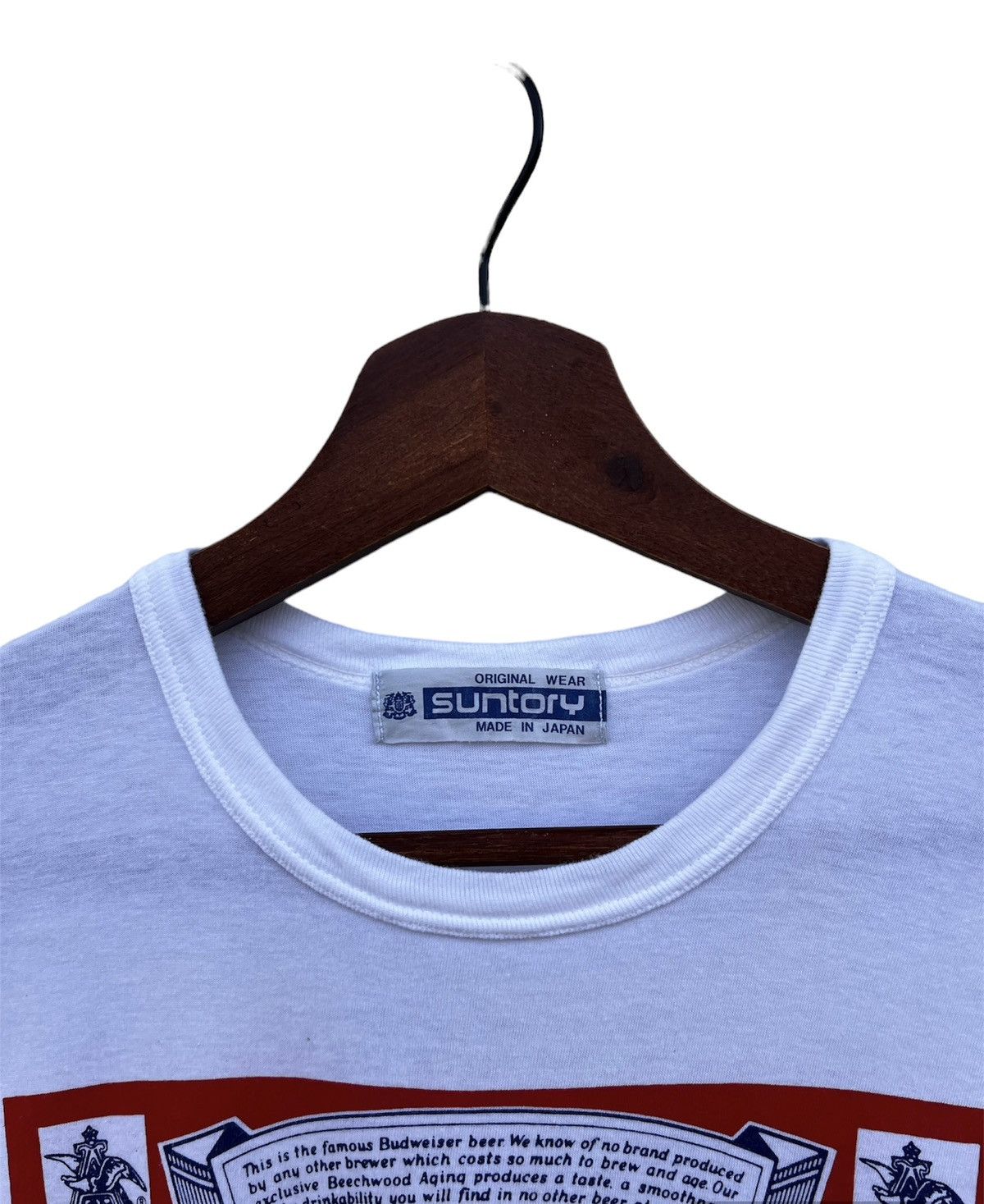 Vintage Vintage Budweiser White Shirt Size US S / EU 44-46 / 1 - 3 Thumbnail