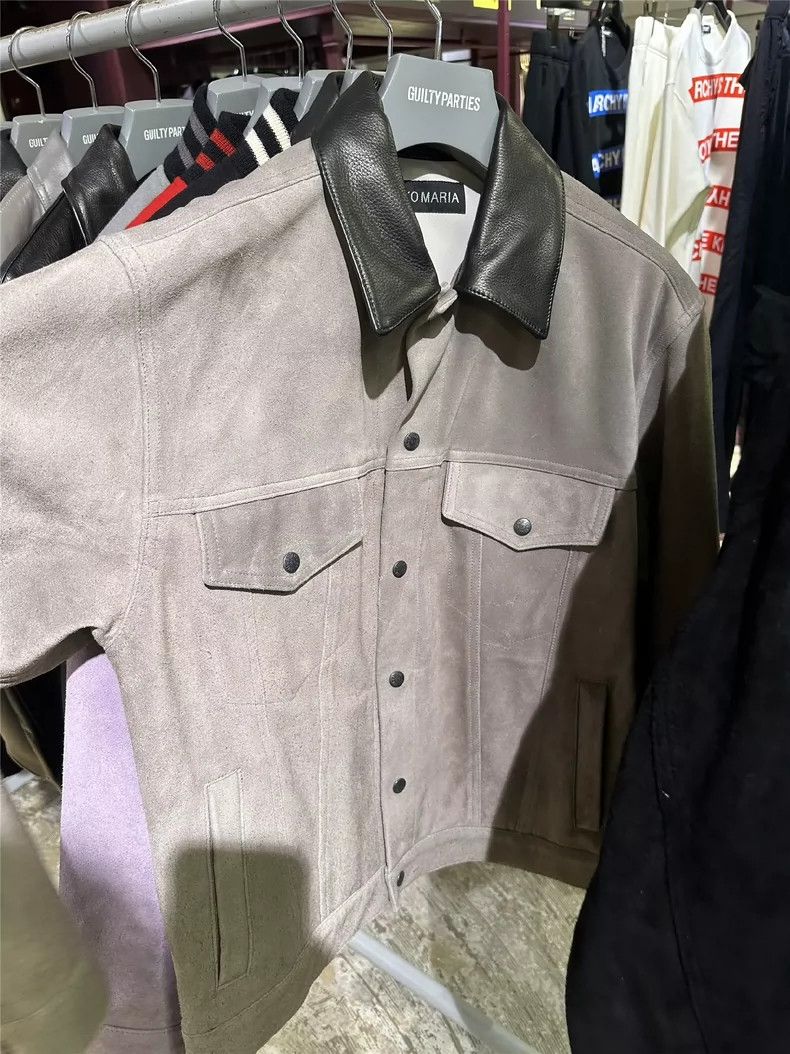 Wacko Maria wacko maria Suede collar trucker jacket Size US L / EU 52-54 / 3 - 3 Thumbnail