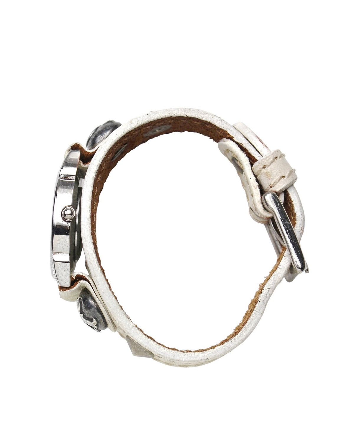 2000S JAPANESE MADE MOONCORE LEATHER BRACELET QUARTZ WATCH