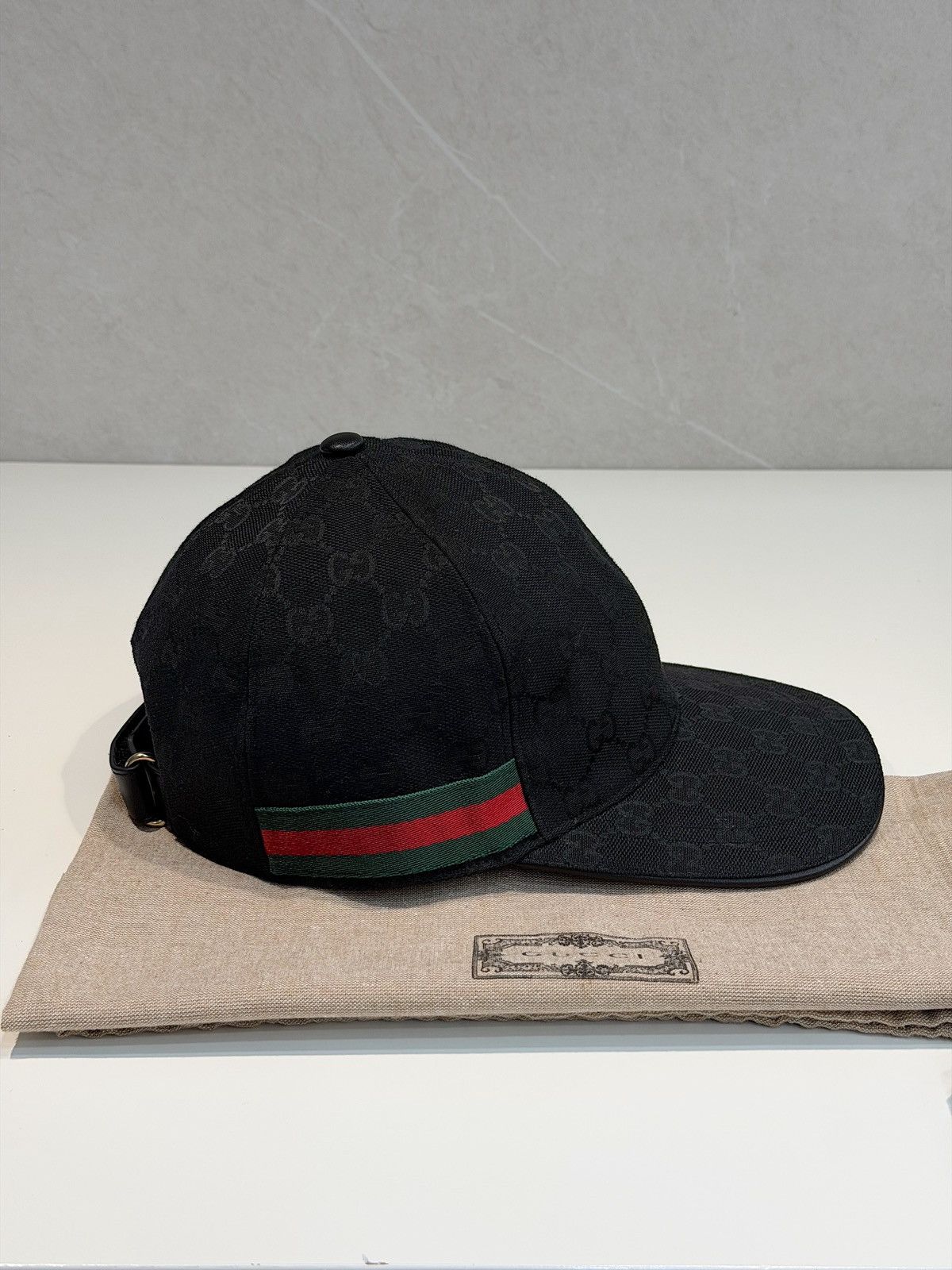 Gucci GUCCI GG Monogram Web Baseball Cap Demna Nettspend Tom Ford Size ONE SIZE - 8 Thumbnail