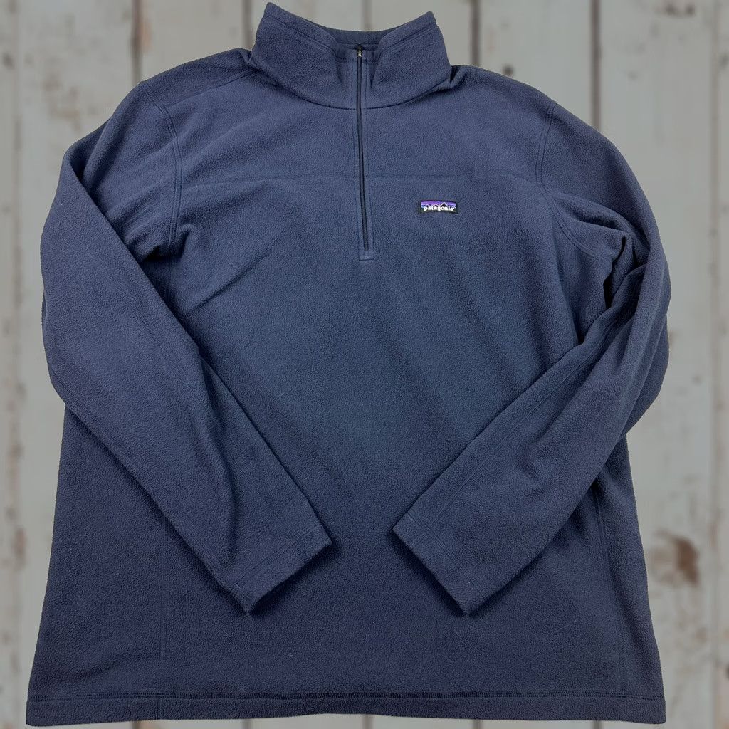 Patagonia Patagonia Jacket Men 2XL Blue Solid Fleece 1/4 Zip Pullover Hiking Outdoor XXL Jacket Size US XXL / EU 58 / 5 - 1 Thumbnail