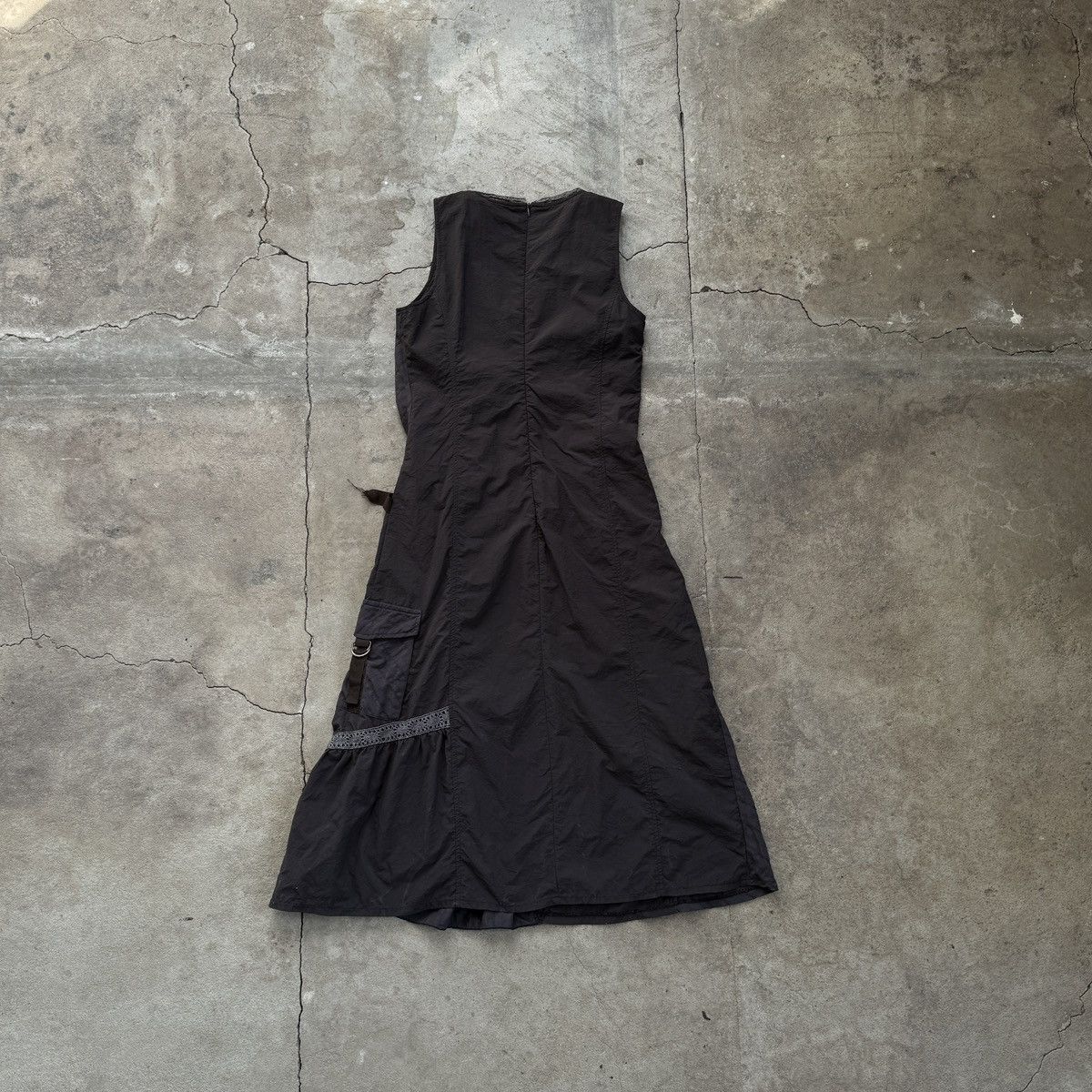 Beauty Beast Vintage I&M Nylon Bondage Pocket Maxi Dress Size S / US 4 / IT 40 - 2 Thumbnail