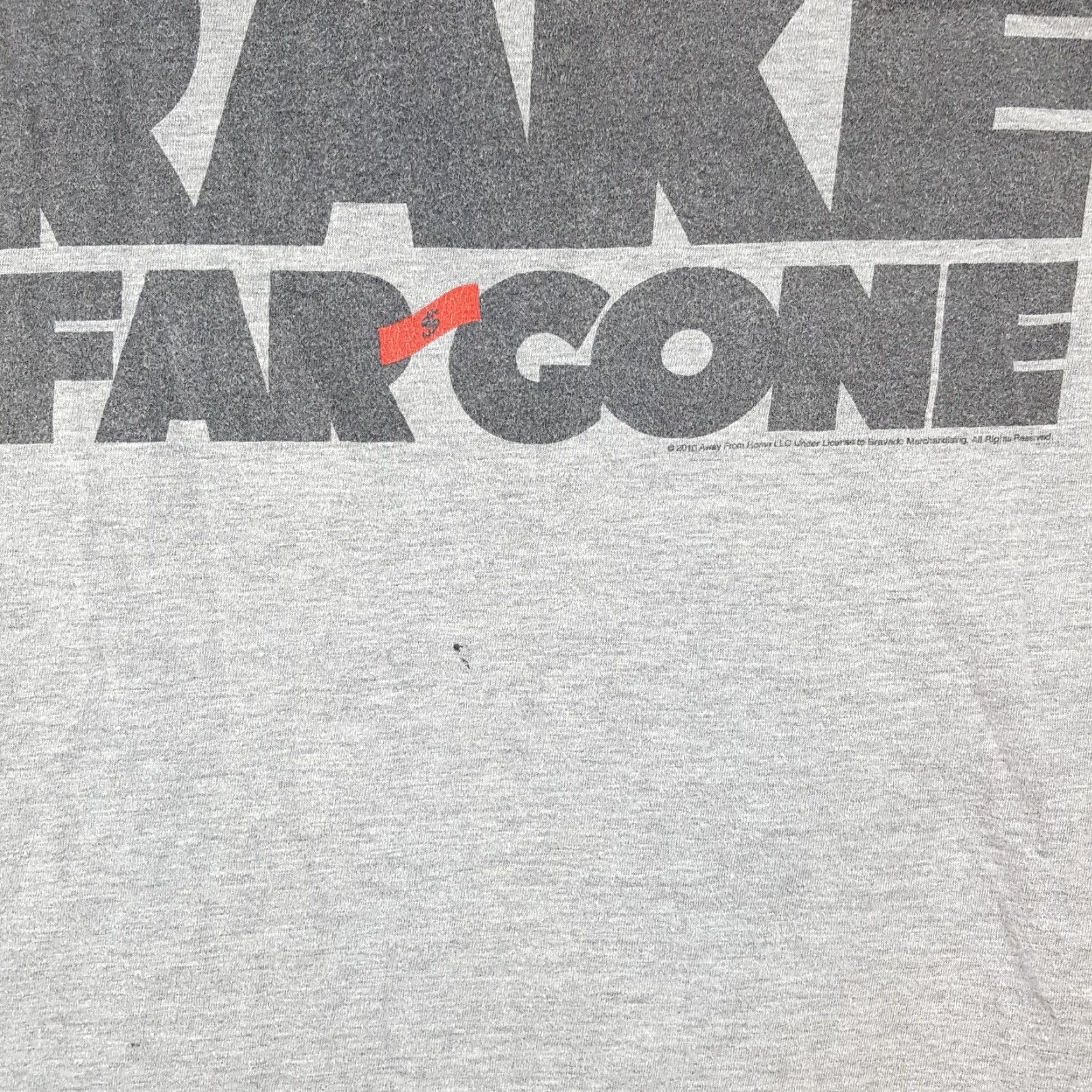 Gildan VINTAGE Drake So Far Gone 2010 Tour Gildan T-Shirt Women's Medium Gray Short Sleeve Hip Hop Concert Tee Y2K Size M / US 6-8 / IT 42-44 - 5 Thumbnail