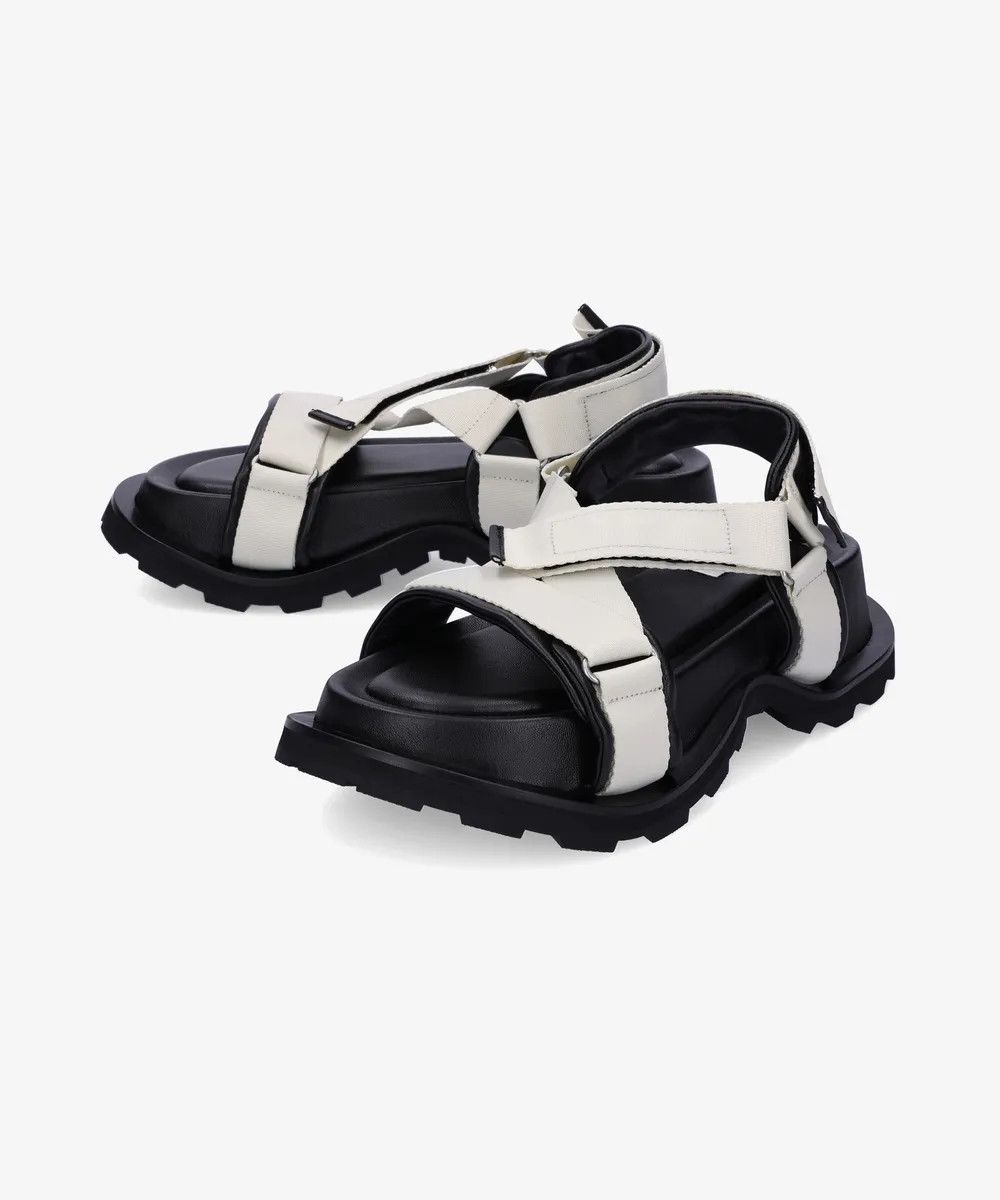 Jil Sander o1y1025 Sandals in Ivory Size US 6 / IT 36 - 4 Thumbnail