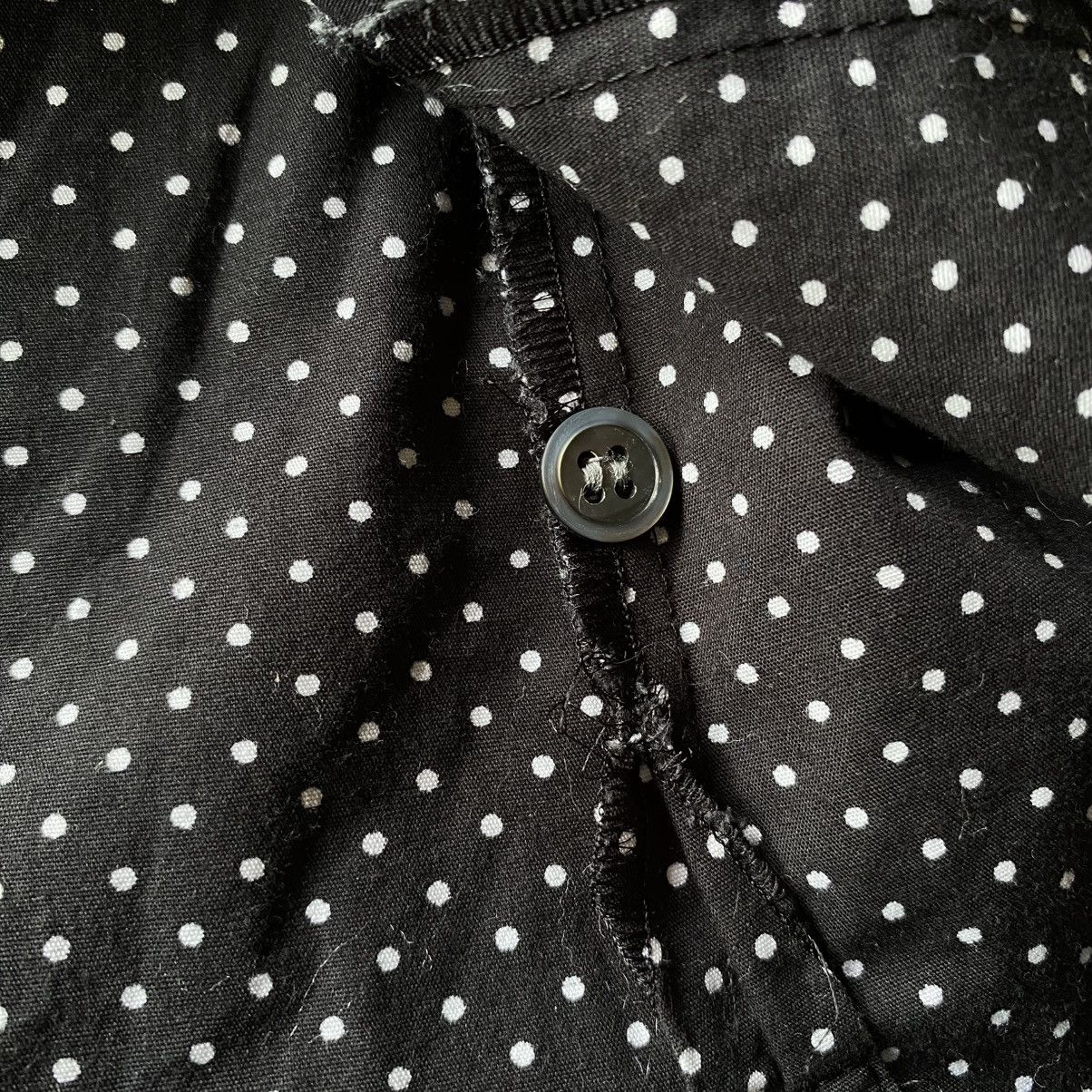 Japanese Brand A/T Black Dot Blouse with Peter Pan Collar Size S / US 4 / IT 40 - 13 Thumbnail