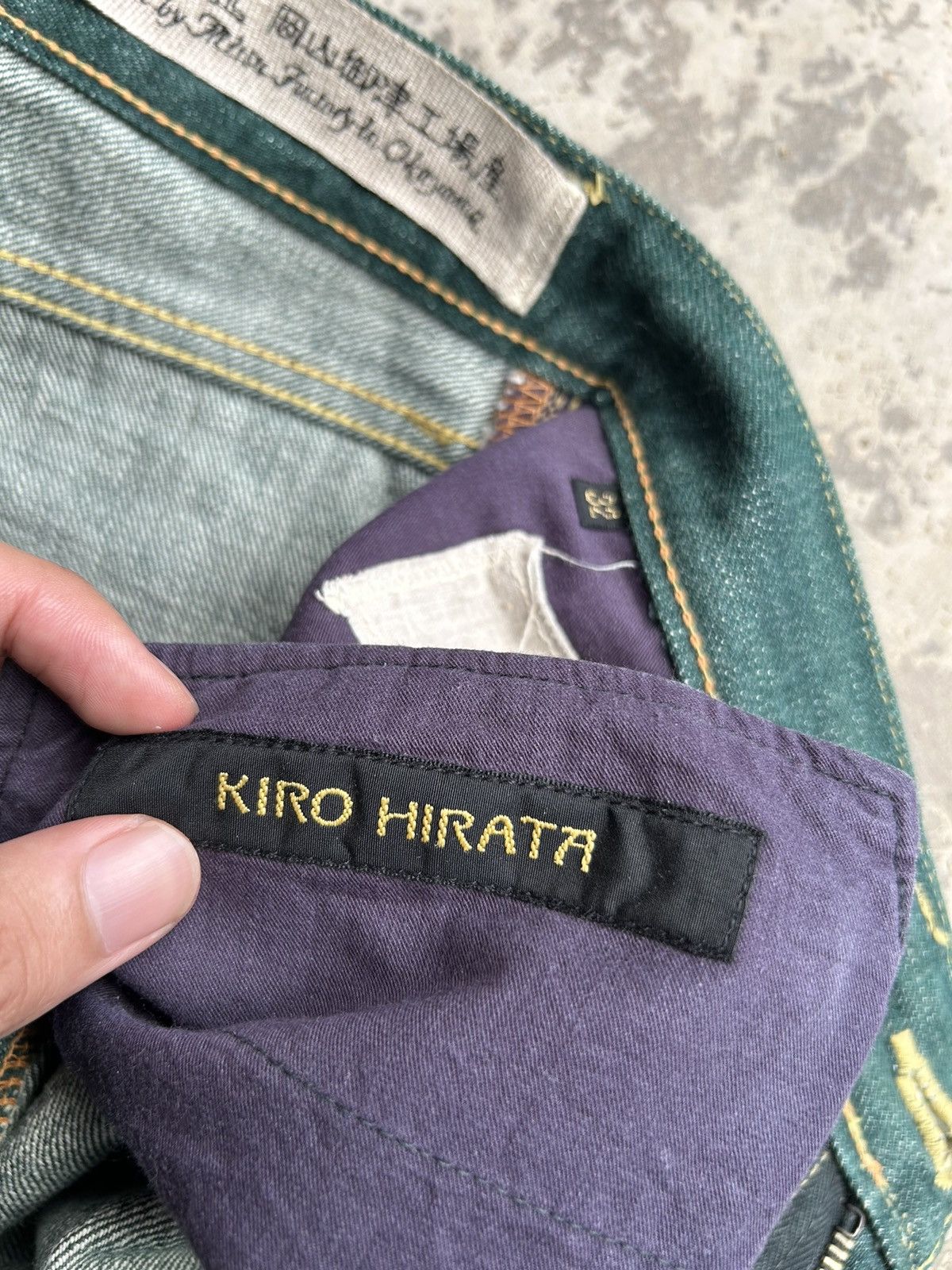 Kapital × Kapital Kountry Flare Kapital Selvedge Buckle Back Kiro Hirata Denim 🎌☠️ Size US 31 - 13 Thumbnail