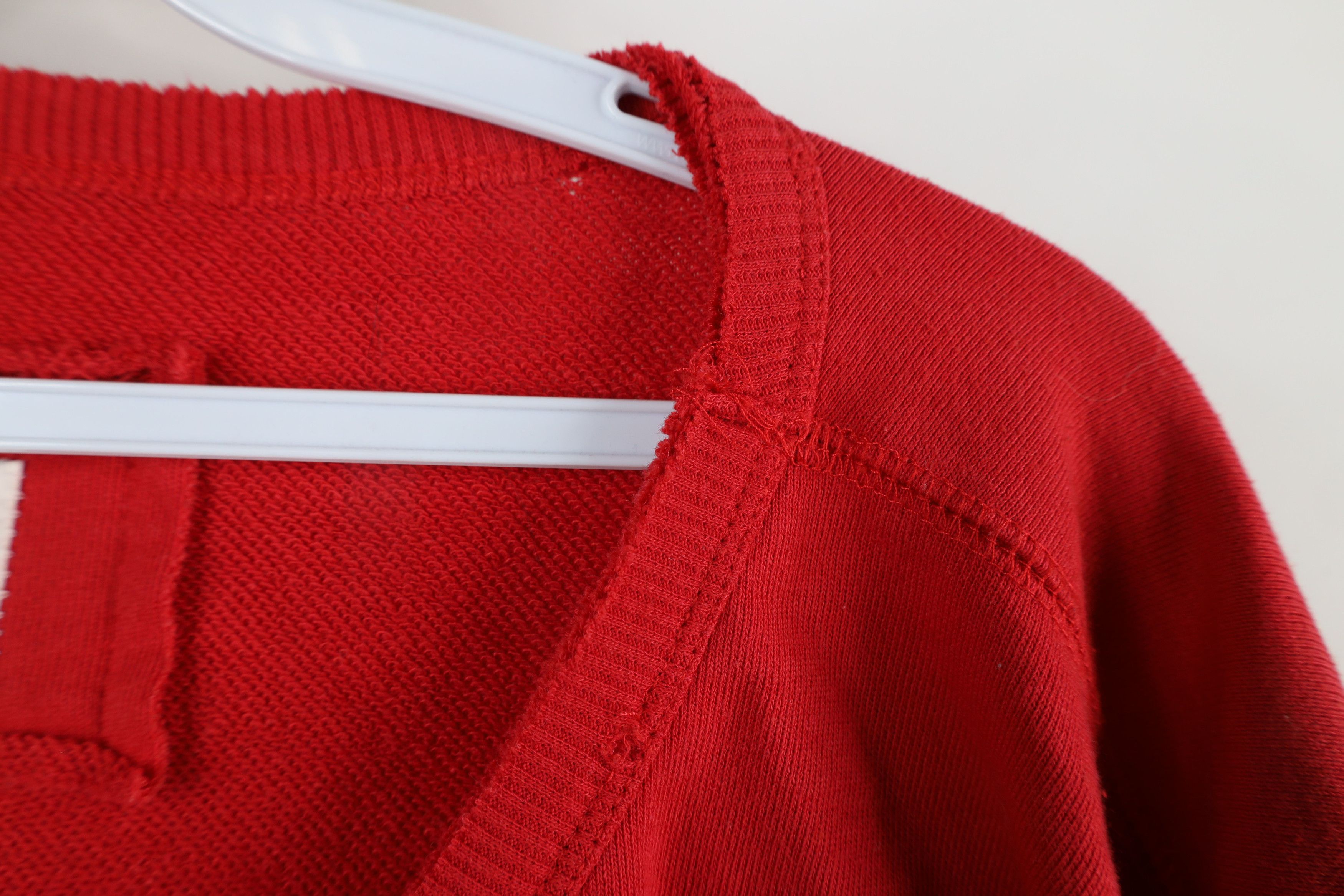 Vintage Vintage Spell Out Detroit Red Wings Hockey Sweatshirt Red Size XL / US 12-14 / IT 48-50 - 8 Thumbnail