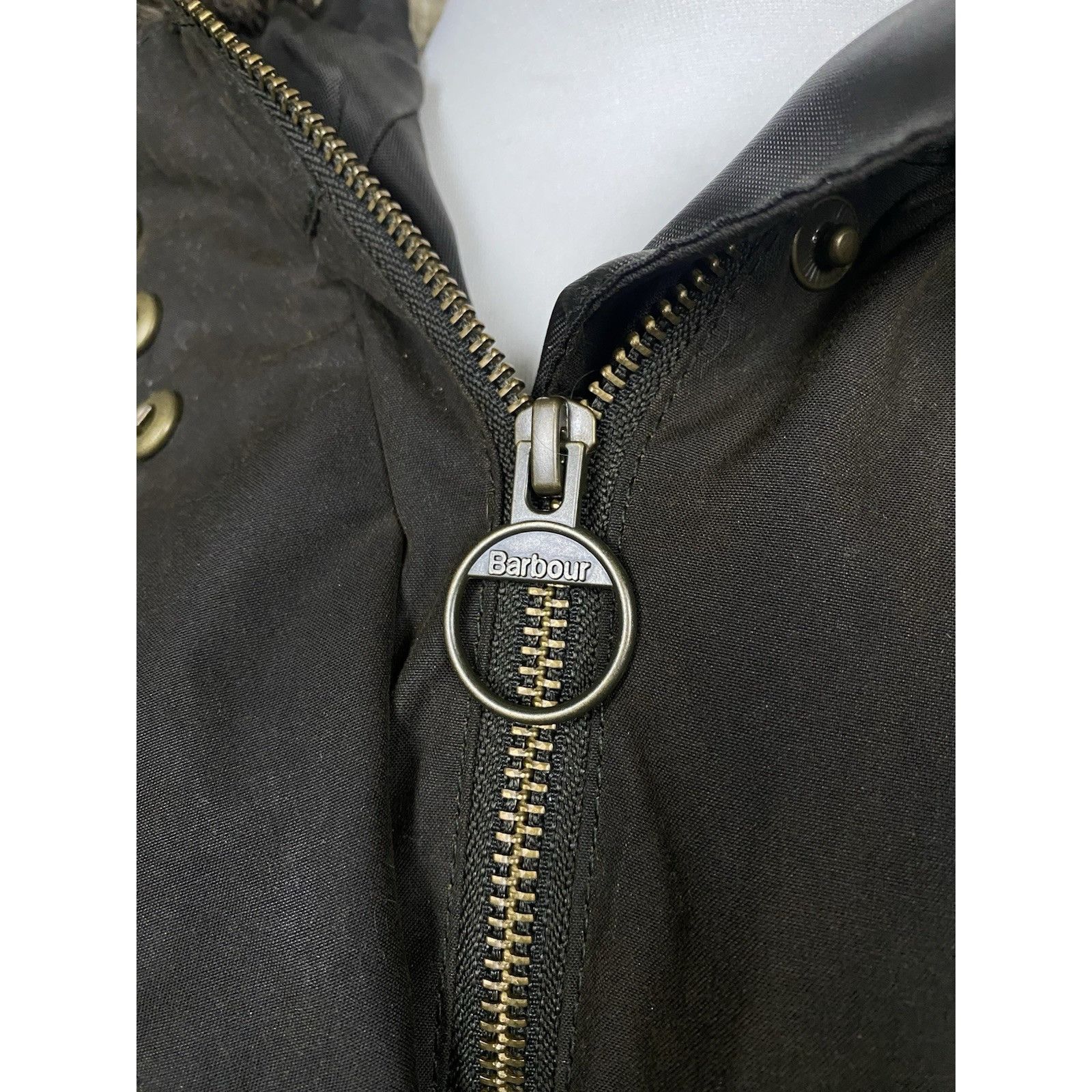 Barbour Barbour Kelsall Women's Green Waxed Hooded Parka Jacket Size Size M / US 6-8 / IT 42-44 - 9 Thumbnail