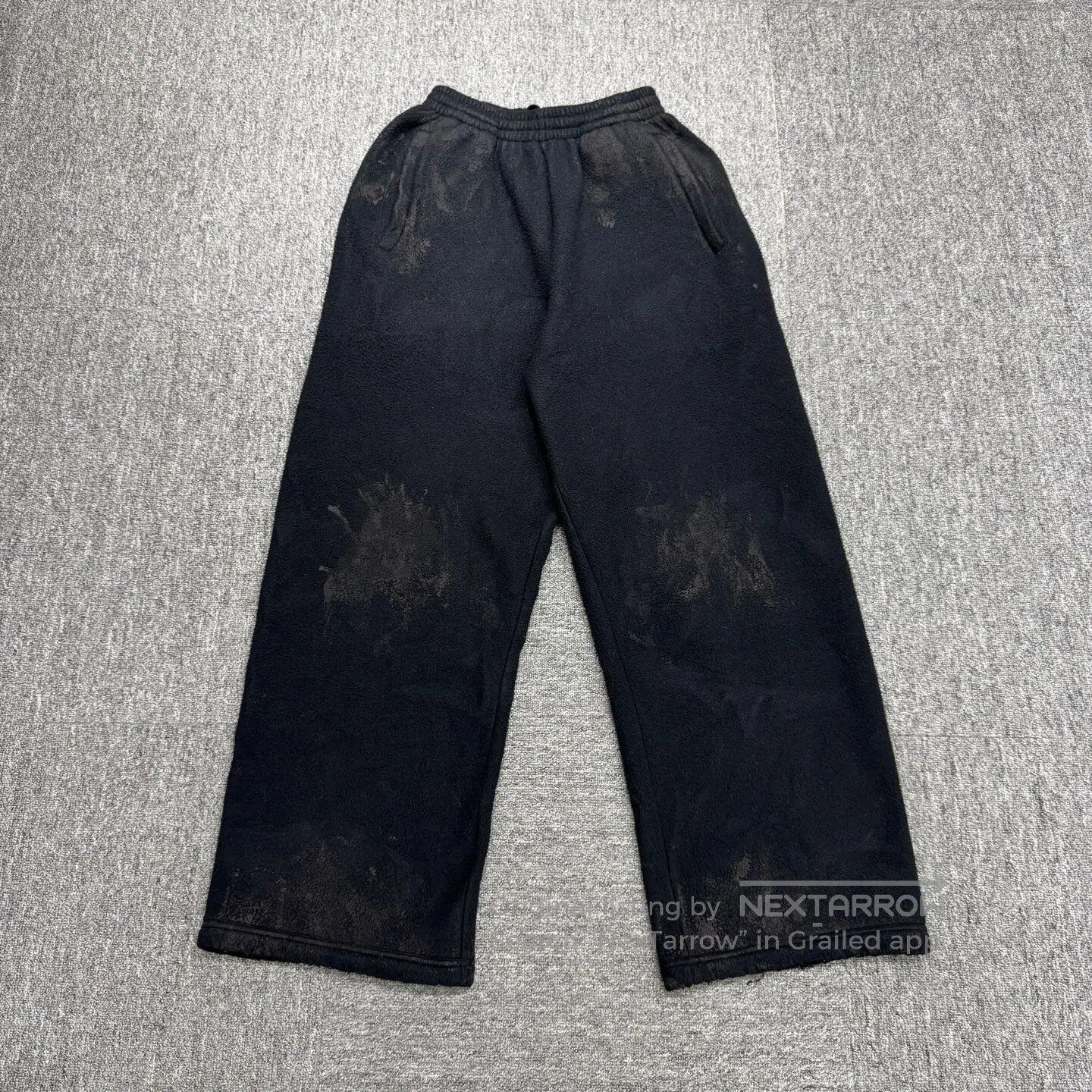 Other Balenciaga Dyed, aged-looking fleece casual pants| Size US 26 / EU 42 - 1 Thumbnail